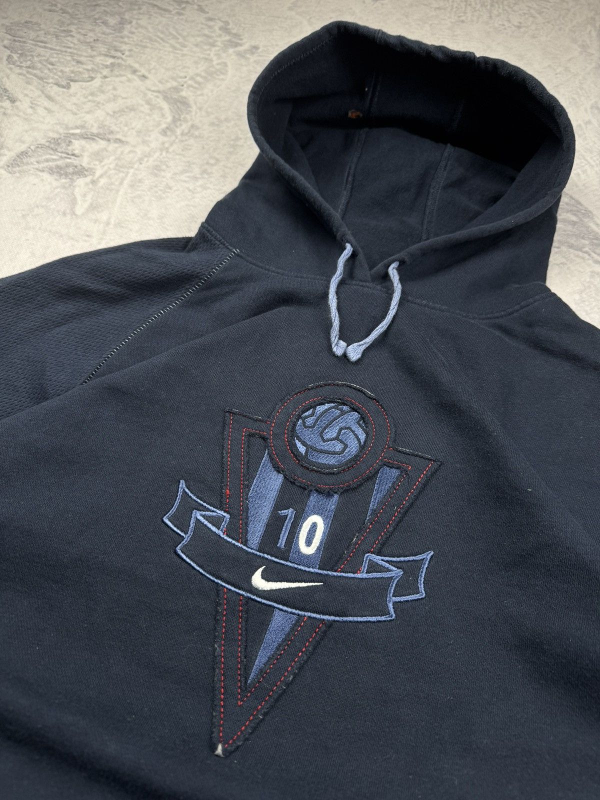 Nike × Vintage NIKE VINTAGE CENTER LOGO OVERSIZE BOXY HOODIE Size US L / EU 52-54 / 3 - 5 Thumbnail