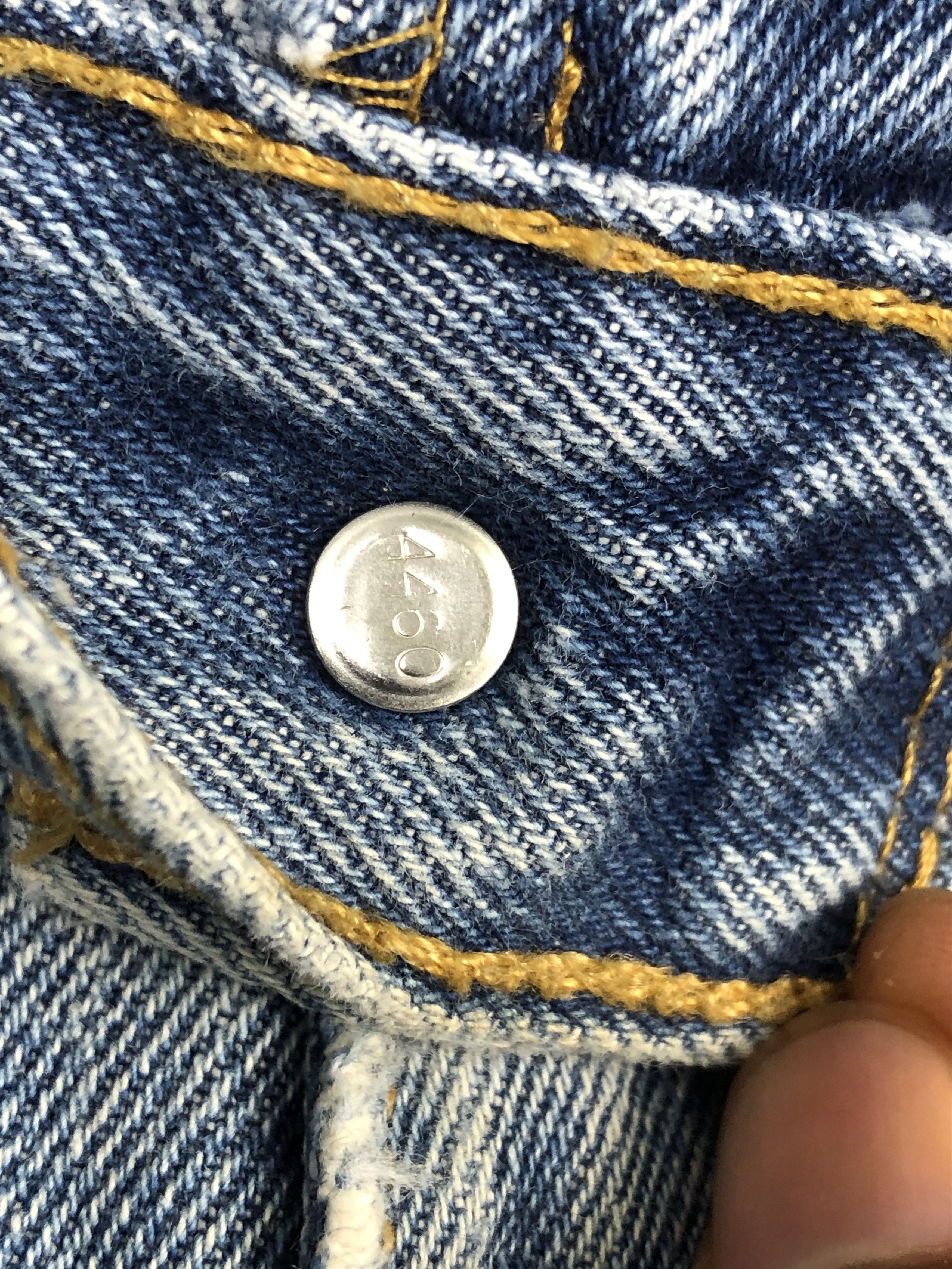 Levi's Vintage Levi's 505 Distressed Faded Blue Jeans DP2237 Size US 41 - 12 Thumbnail