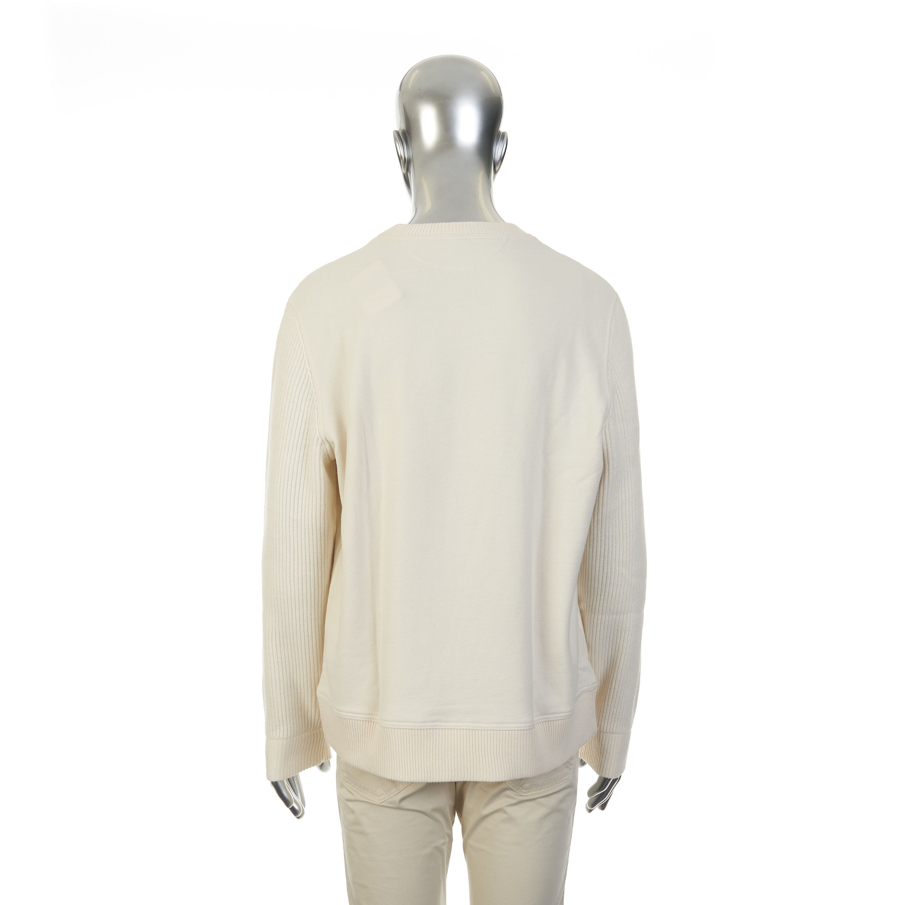 Brunello Cucinelli Crewneck Sweater With English Rib Knit Sleeves Size US L / EU 52-54 / 3 - 5 Thumbnail