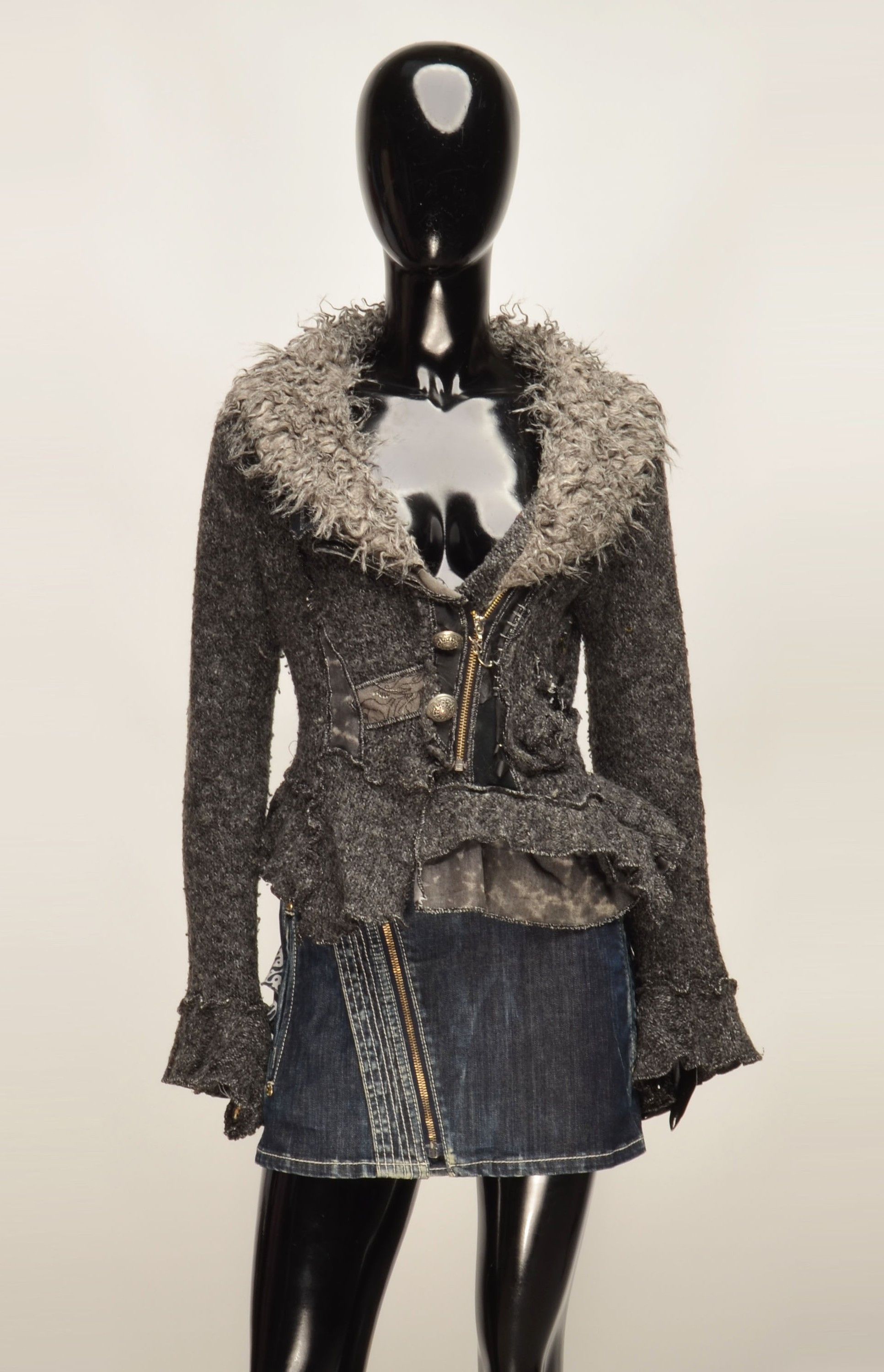 Vintage Vintage Juju & Christine Y2K Grunge Whimsigoth Cardigan Size L / US 10 / IT 46 - 1 Thumbnail