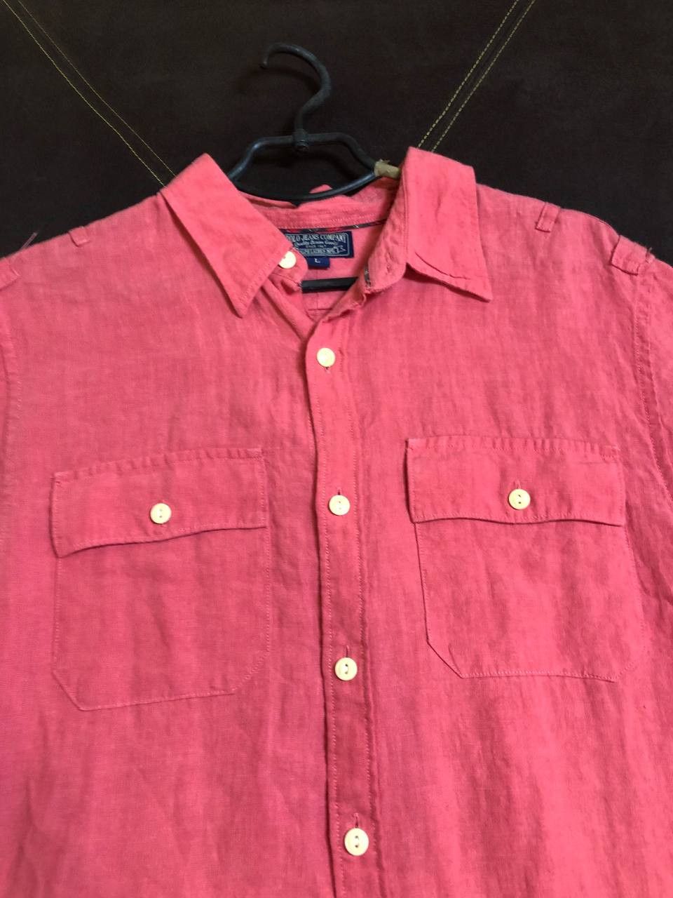 Polo Ralph Lauren Polo Ralph Lauren Shirt Button Up Short Sleeve Vintage Size US L / EU 52-54 / 3 - 8 Thumbnail