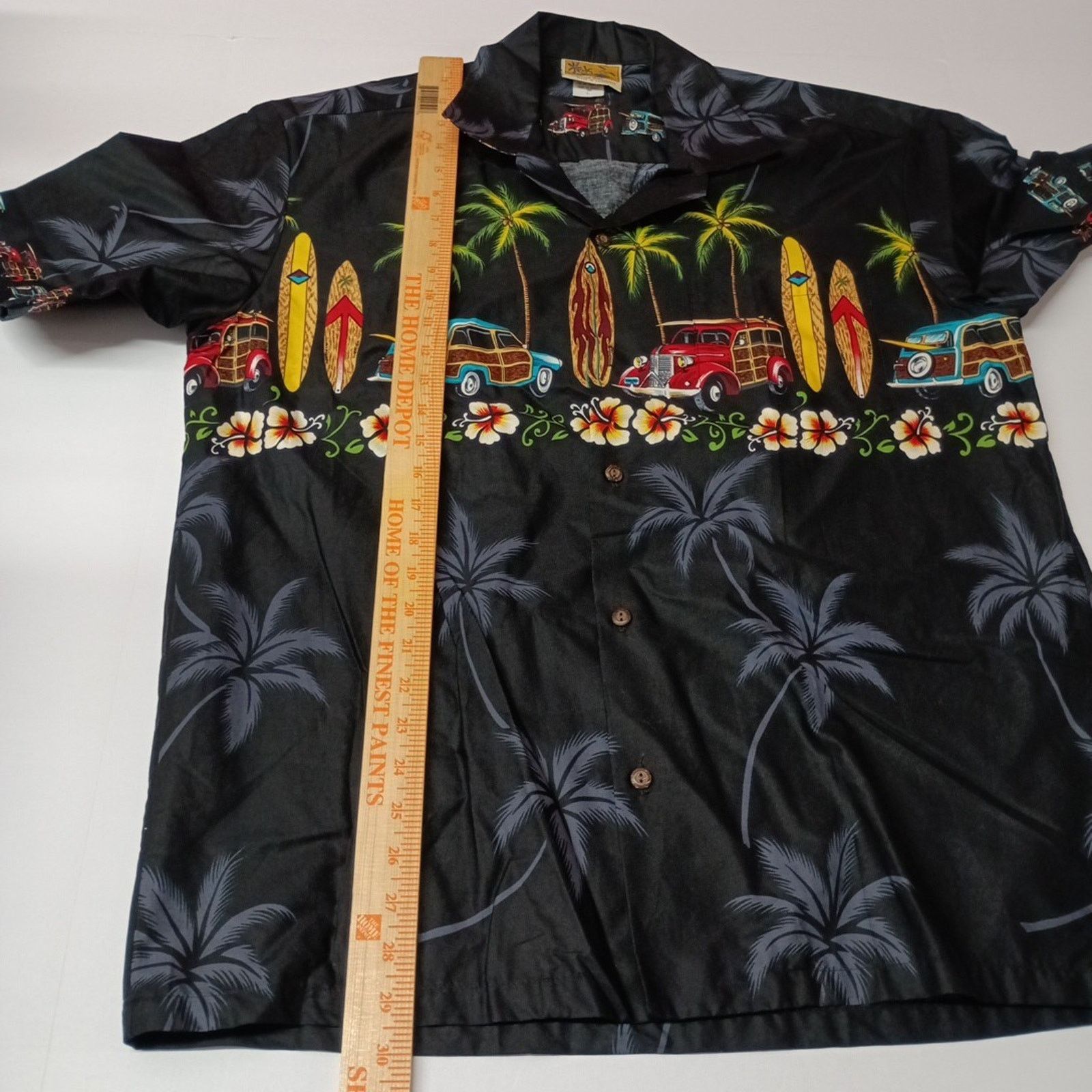 Other Vintage Winnie Fashion Shirt Mens L Floral Car Surf Hawaiian Size US L / EU 52-54 / 3 - 6 Thumbnail