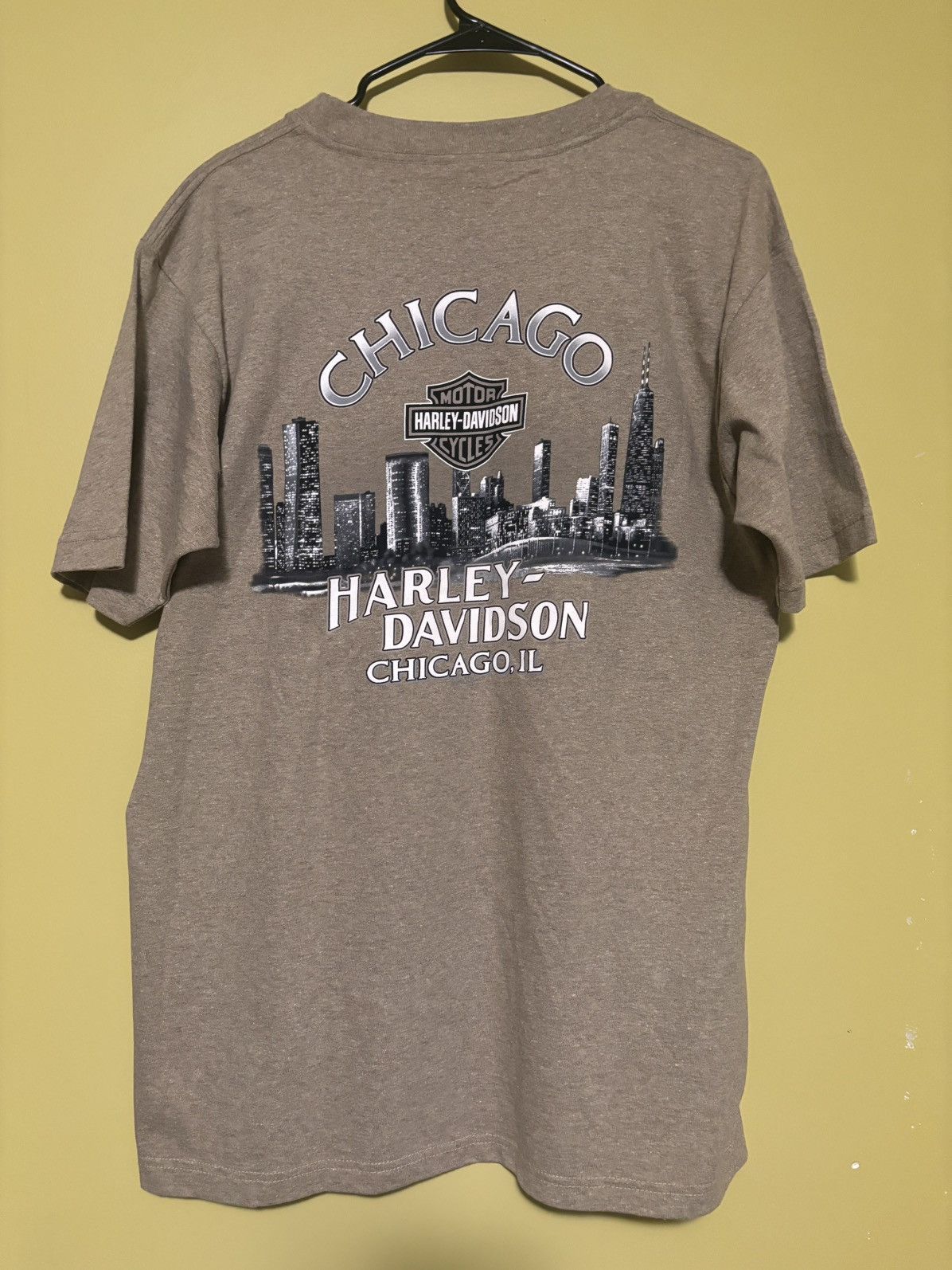 Harley Davidson NWT Vintage 2007 Harley Davidson Adult L Shirt Brown Biker Size US L / EU 52-54 / 3 - 2 Thumbnail
