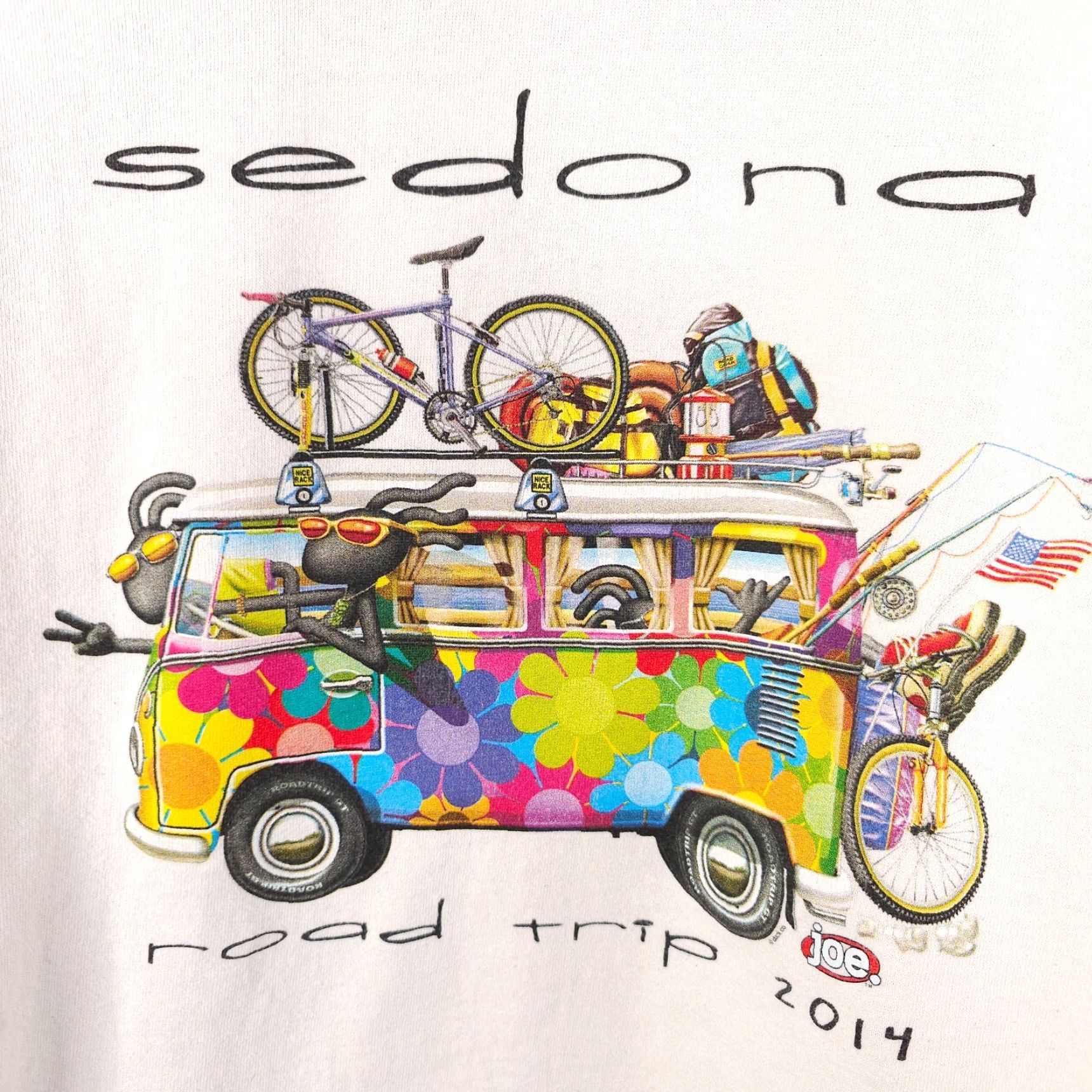 Vintage Sedona Road Trip Hoodie Mens XL White Travel Destination The Duck Company Size US XL / EU 56 / 4 - 6 Thumbnail