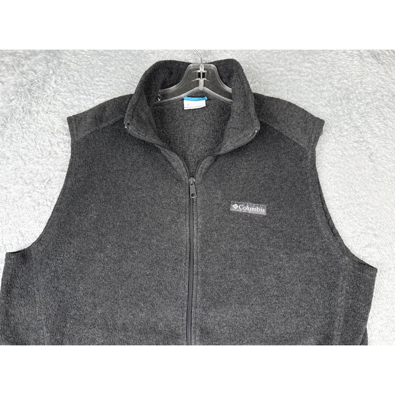 Vintage Columbia Fleece Vest Mens Large Gray Full Zip Sleeveless Jacket Outdoor Hiking Size US L / EU 52-54 / 3 - 7 Thumbnail