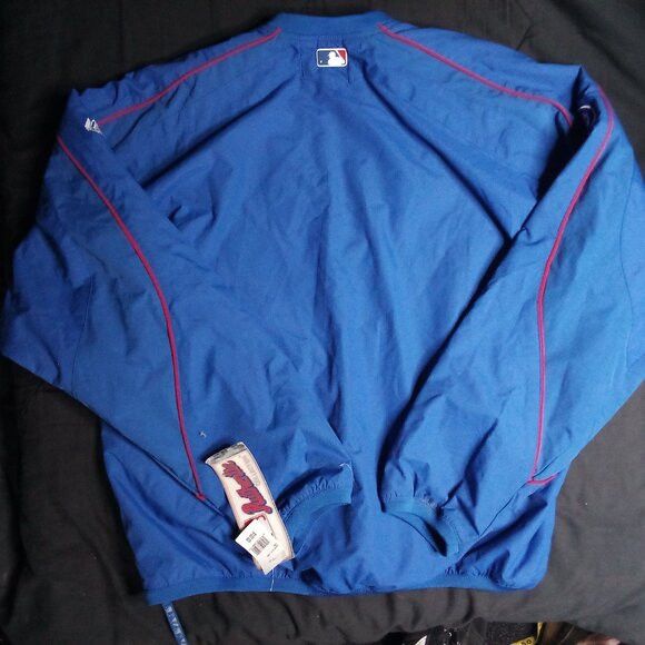 Majestic NWT Majestic Chicago Cubs Pullover Windbreaker Jacket Size US L / EU 52-54 / 3 - 7 Thumbnail