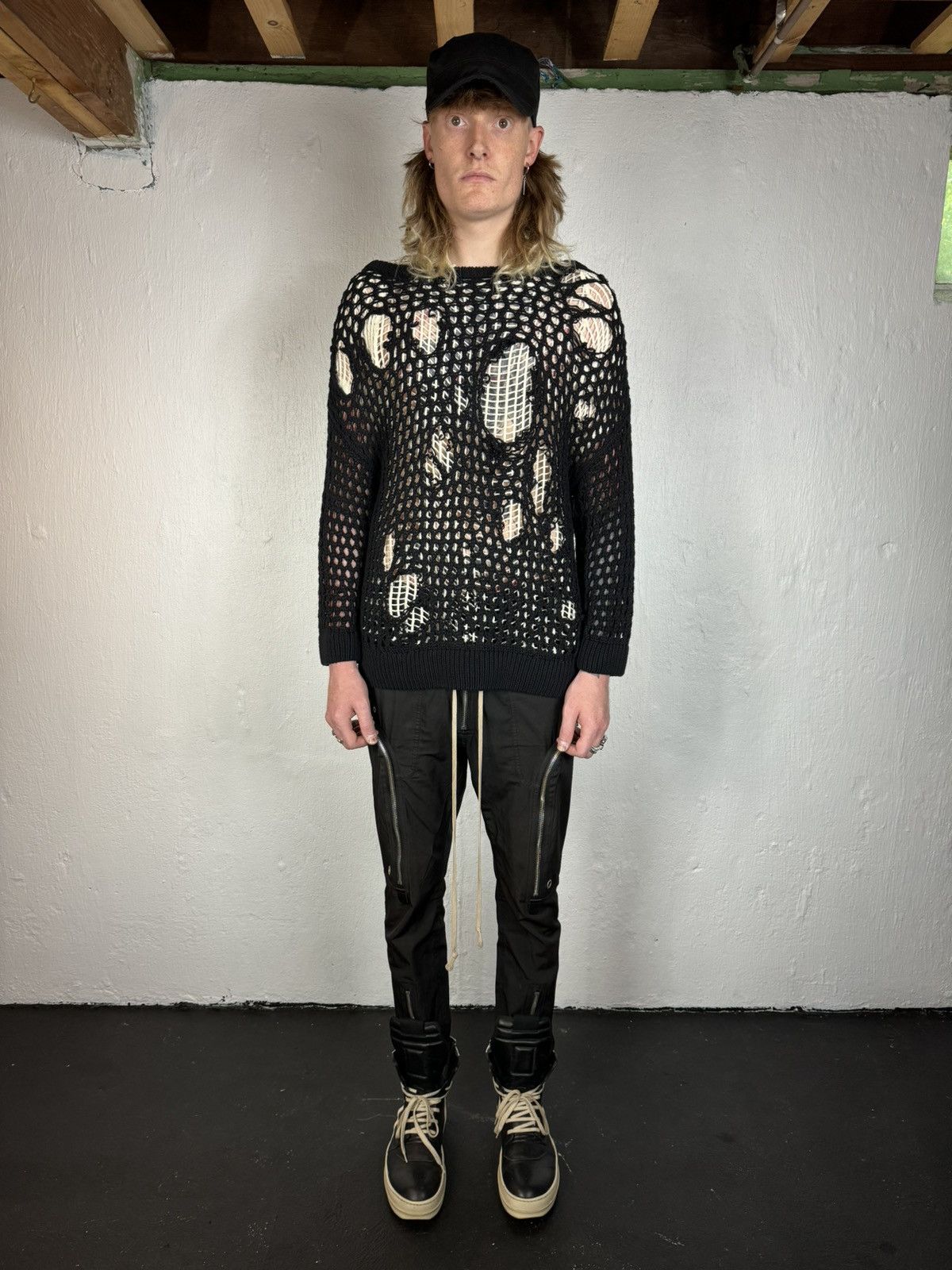 Japanese Brand Vonaudy Loose Knit 2-1 Sample Size US M / EU 48-50 / 2 - 1 Thumbnail