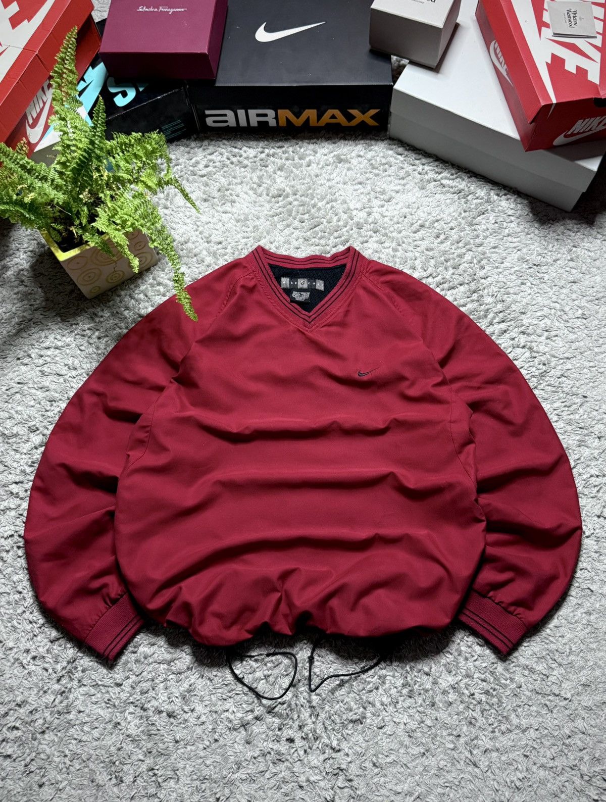 Nike 90s Nike Rare Nylon Jacket Vintage Streetwear Y2K Drill 90s Size US M / EU 48-50 / 2 - 1 Thumbnail