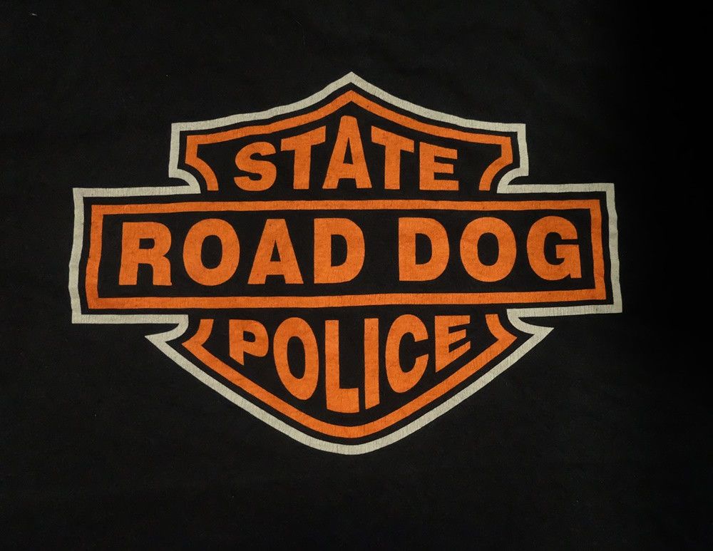 Vintage State Road Dog Police Tee Size US XXL / EU 58 / 5 - 2 Thumbnail