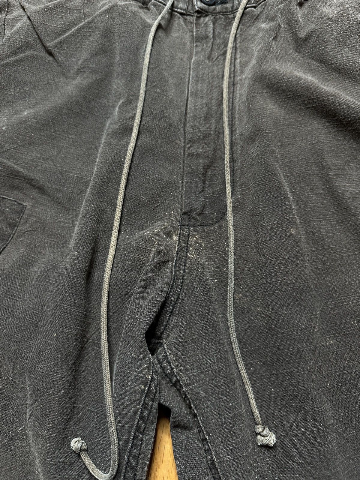Story Mfg. Story mfg. Peace Pants - Black Slub Size US 30 / EU 46 - 6 Thumbnail