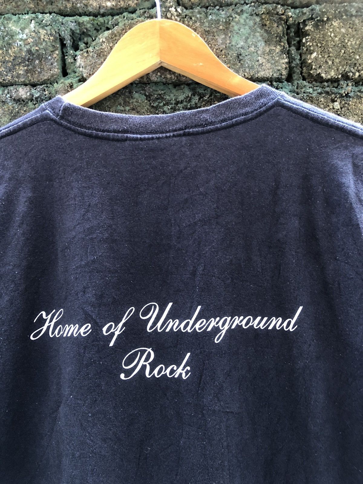 Band Tees × Nirvana × Vintage Vintage Y2K CBGB & OMFUG Home Of Underground Rock Skeleton Size US L / EU 52-54 / 3 - 12 Thumbnail