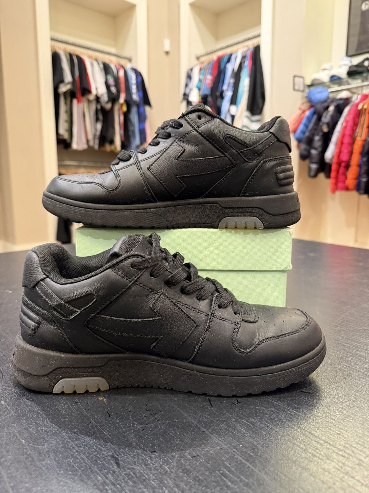 Off-White Off-White Out Of Office - Black Size US 6 / EU 39 - 2 Thumbnail