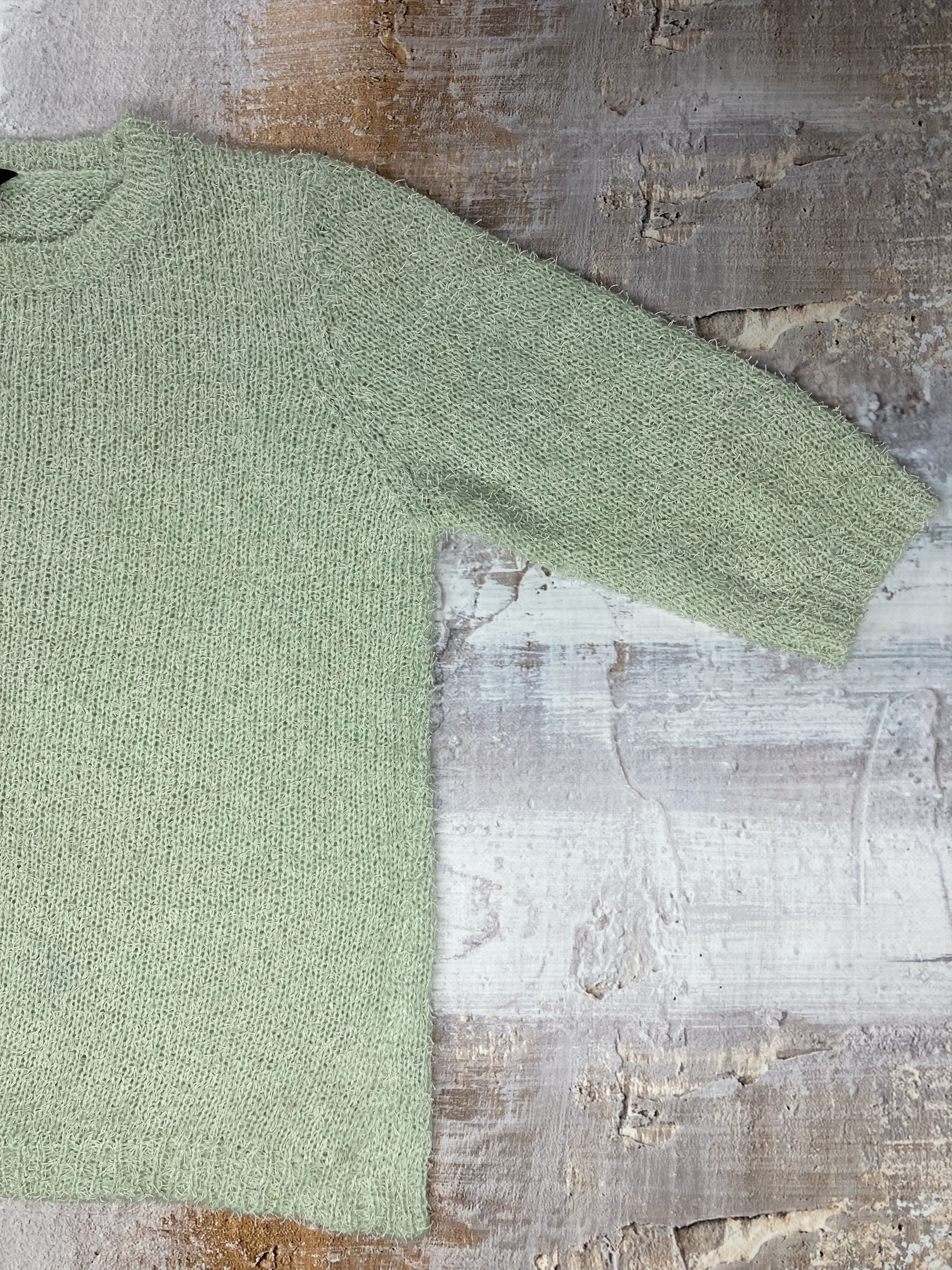 Vintage Vintage Knitted Sweater Short Sleeve Women’s Size 16UK/44 EU Size XL / US 12-14 / IT 48-50 - 4 Thumbnail