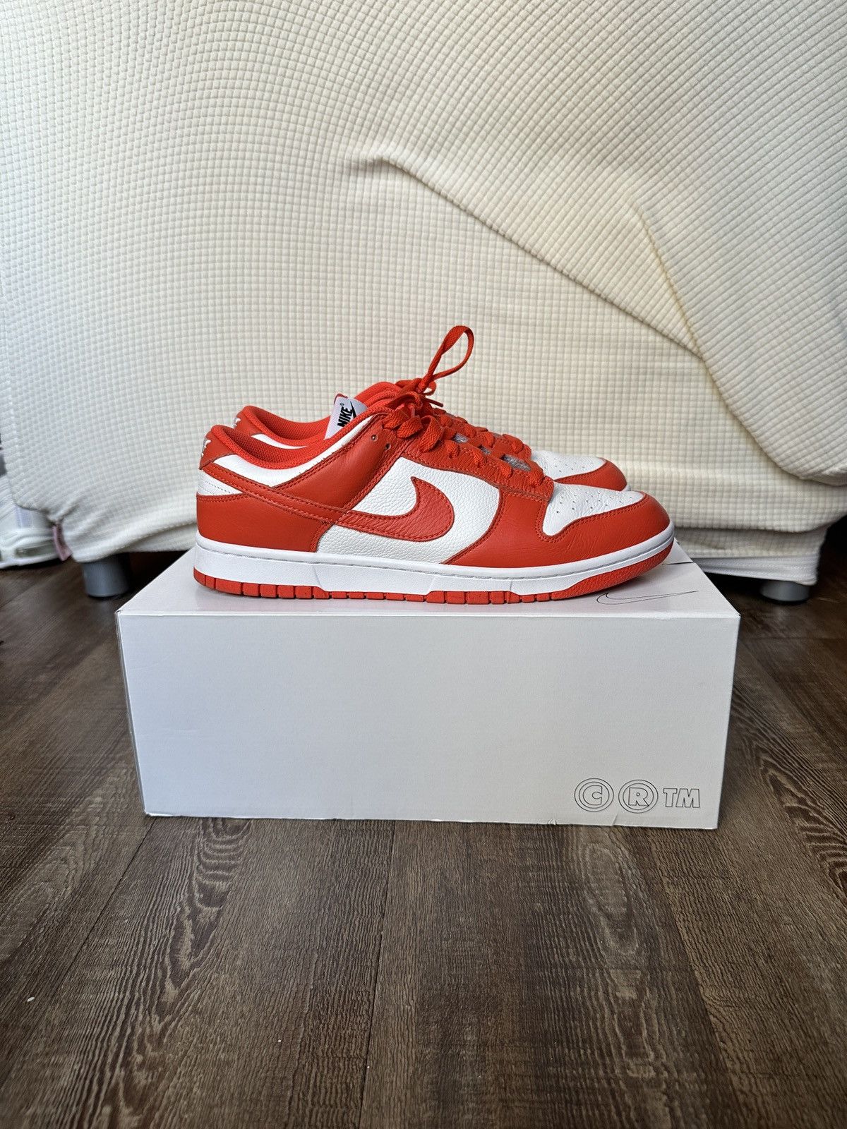image of Nike Dunk Low By You “Syracuse” Orange 11.5 Shoes, Men's