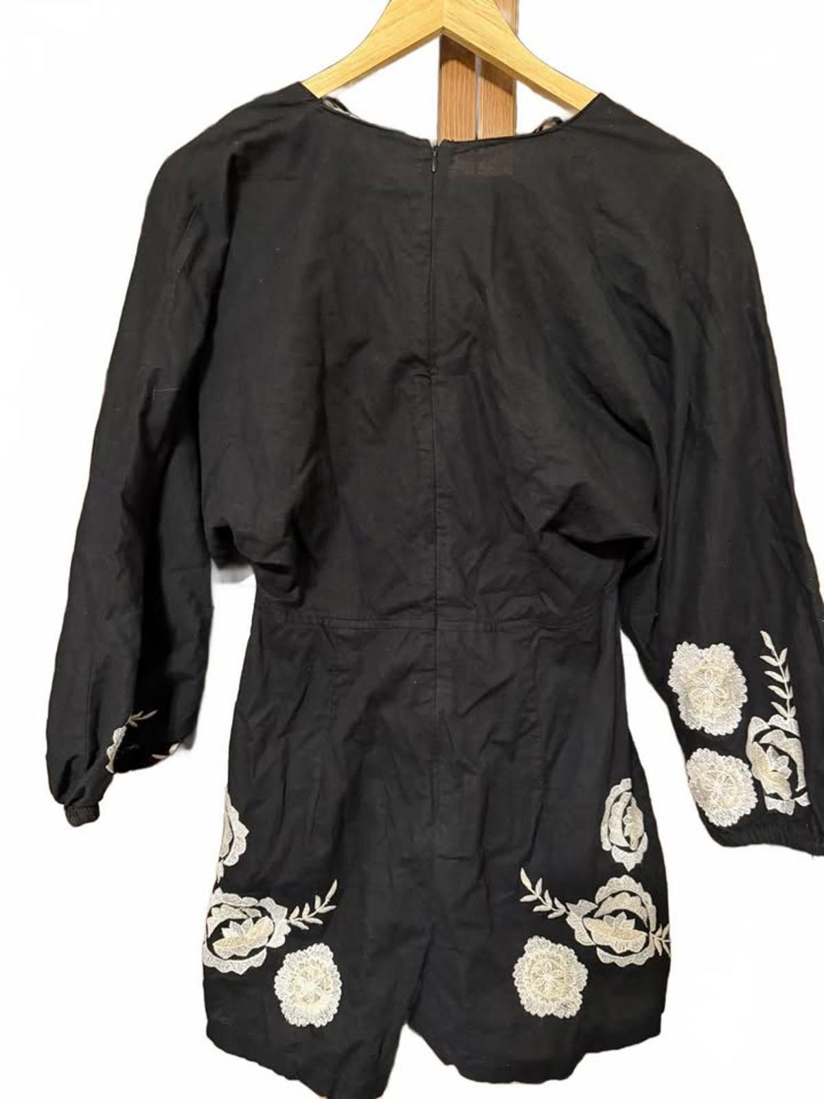 Zara Zara Women's Black Playsuit-romper SIZE XS cod011 Size 26" / US 2 / IT 38 - 2 Thumbnail