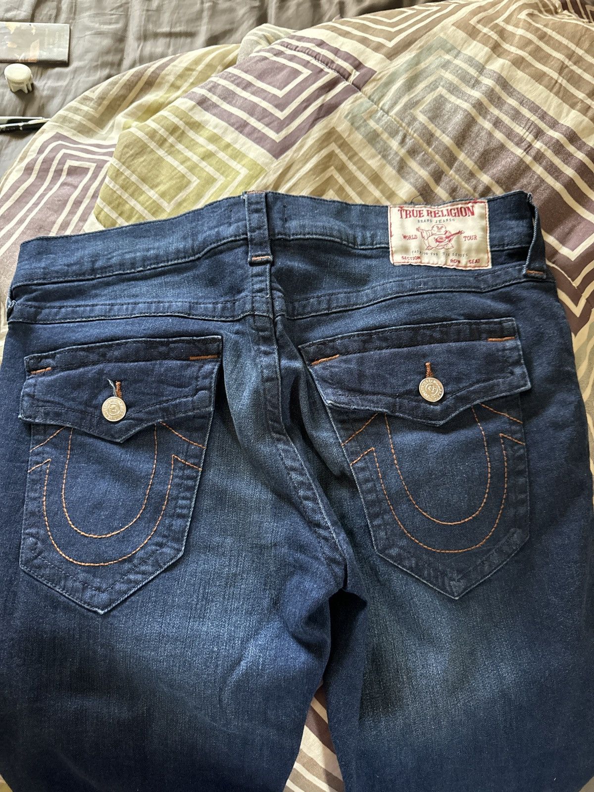 True Religion Rocco Relaxed Skinny Jeans W34 Size US 34 / EU 50 - 2 Thumbnail
