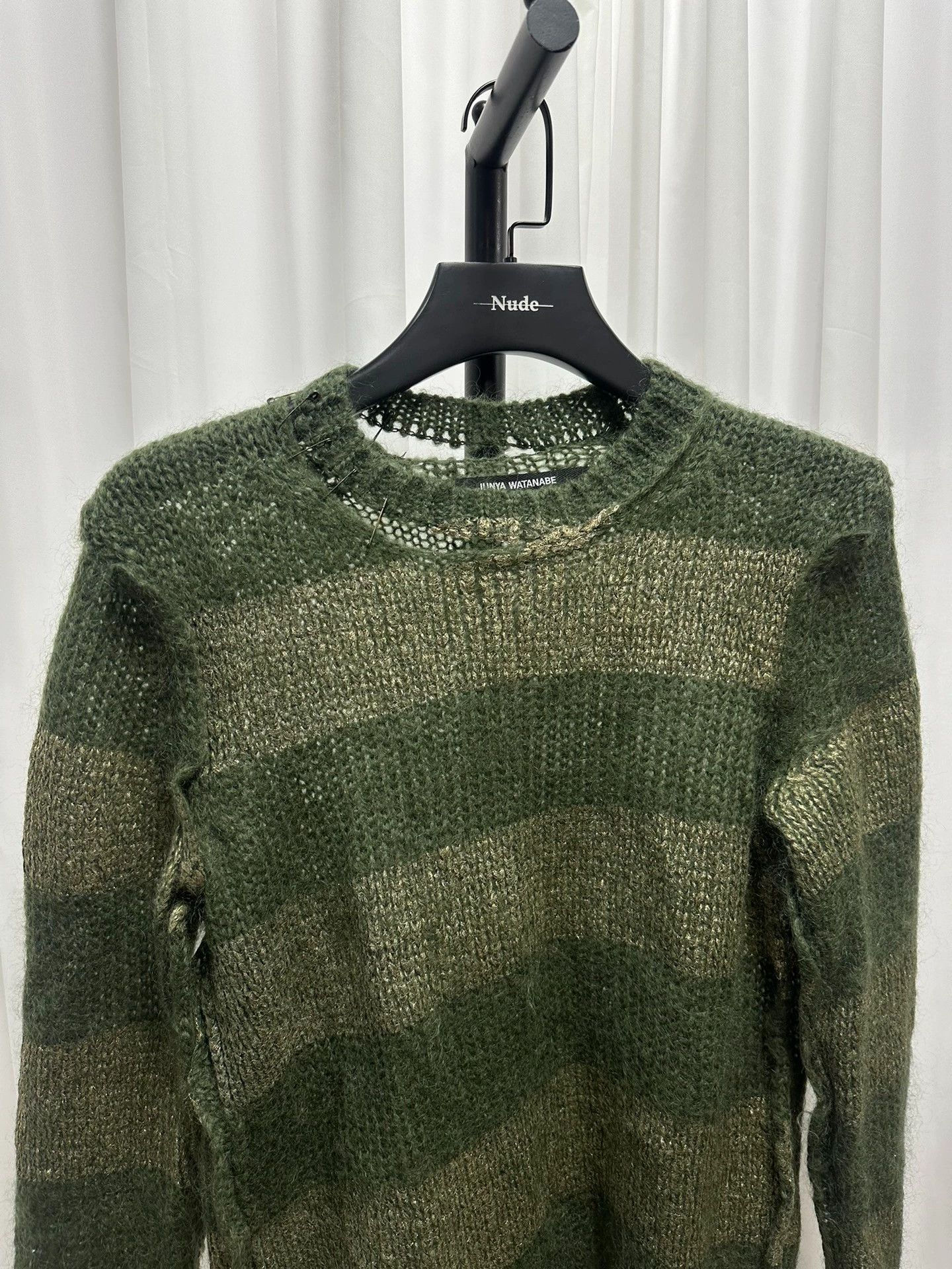Junya Watanabe Junya Watanabe 06aw Runway Distressed Pin Sweater Size US M / EU 48-50 / 2 - 3 Thumbnail