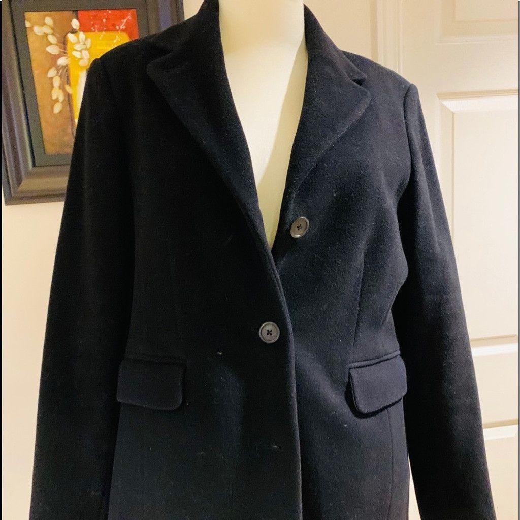 Other J Crew Wool Coat mid Length wool coat size 12p Size L / US 10 / IT 46 - 1 Thumbnail