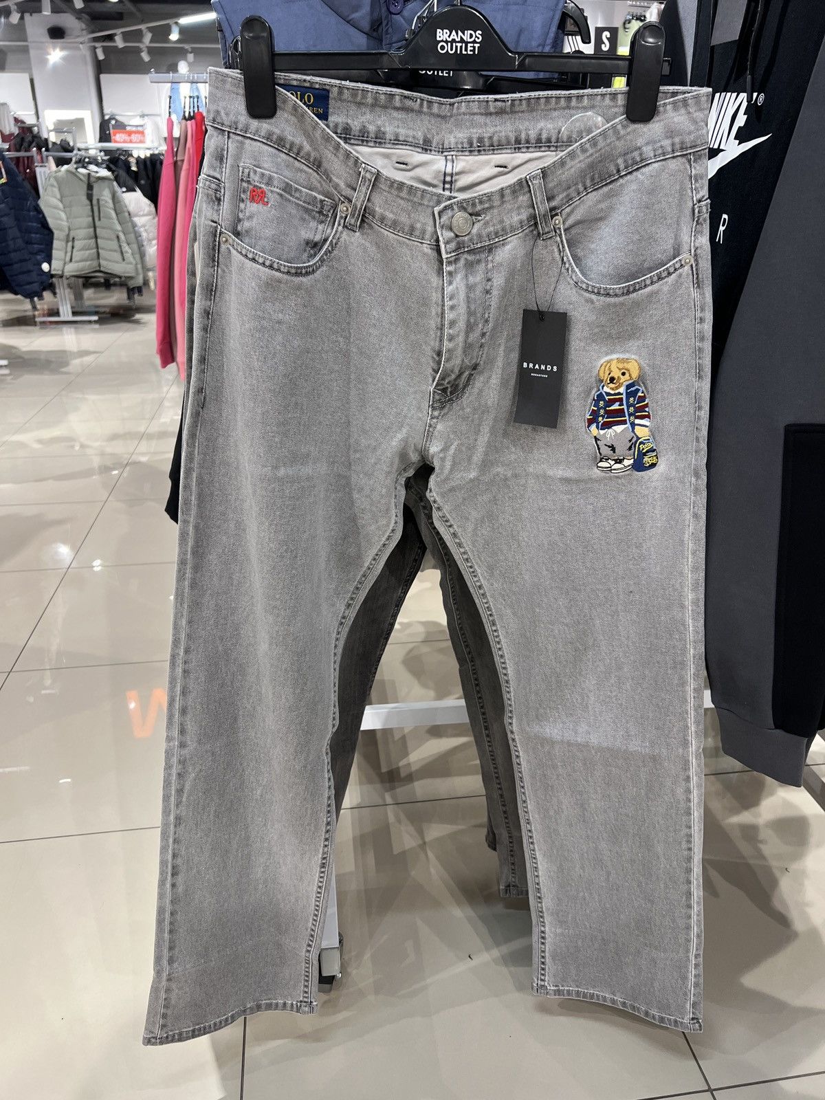 Ralph Lauren Polo Ralph Lauren Double RRL Bear print new denim jeans ...