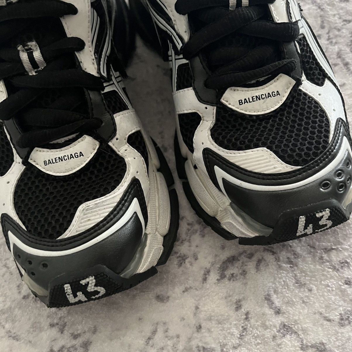 Balenciaga Balenciaga Runner High Top Sneakers Black/White | 10 Size US 10 / EU 43 - 6 Thumbnail