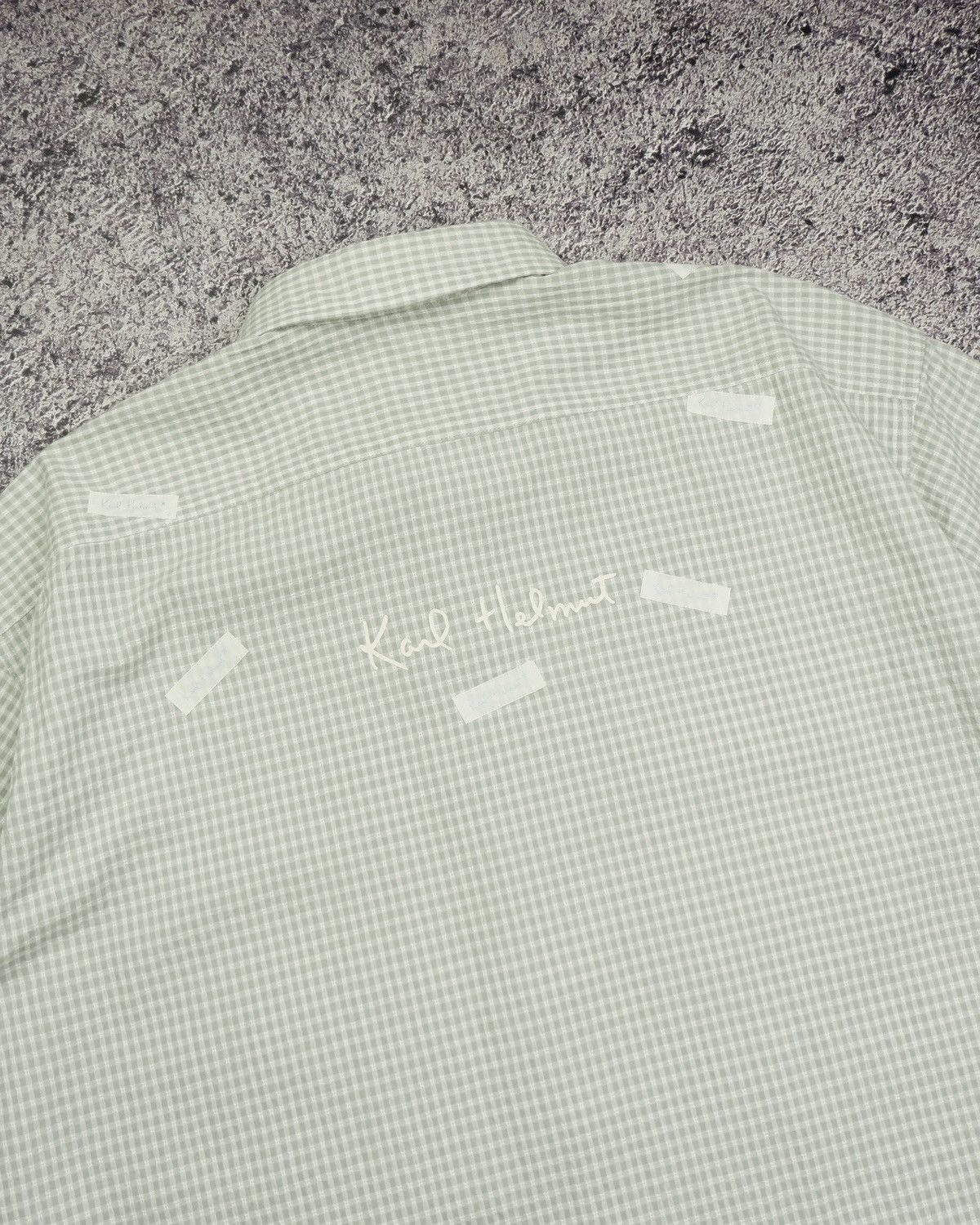 Karl Helmut Vintage Karl Helmut Japanese Gingham Shirt Size US M / EU 48-50 / 2 - 8 Thumbnail
