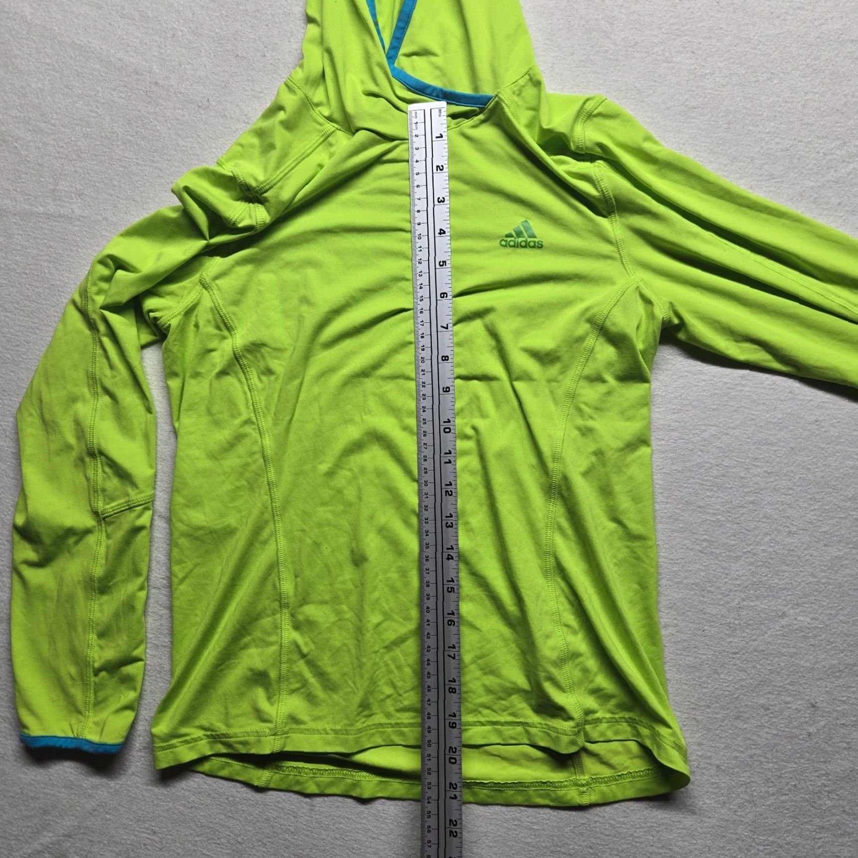 Adidas adidas Marathon 10 Climalite Green Lightweight Sweatshirt Women's Size S Small Shirt Climalite Running & Jogging Womens Green 90s? Size S / US 4 / IT 40 - 6 Thumbnail