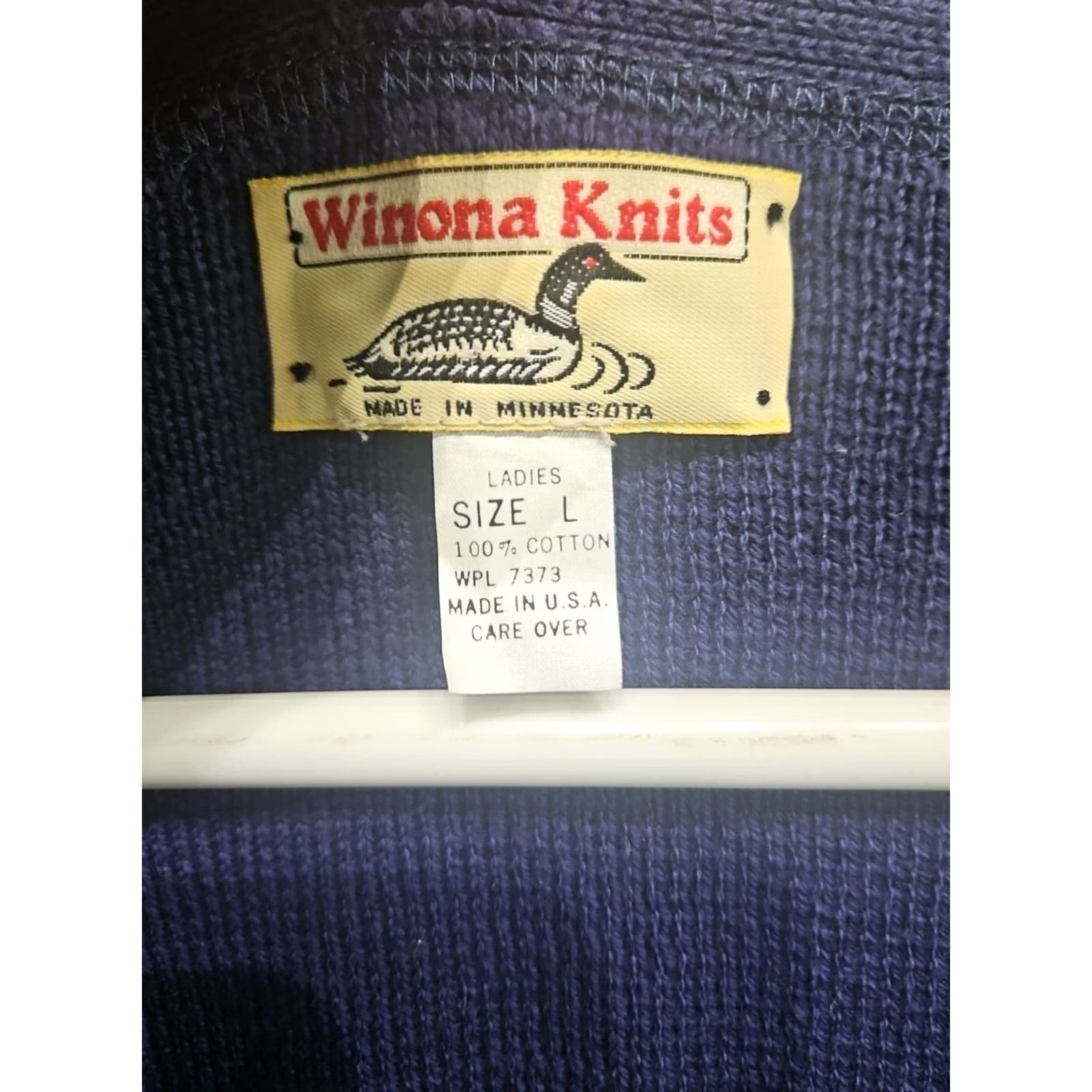Vintage VINTAGE Winona Knits Sail Boat Nautical Sweater Women Large Minnesota Made In USA Knit Wool? Cotton? No; Original material: Cotton. Size L / US 10 / IT 46 - 4 Thumbnail