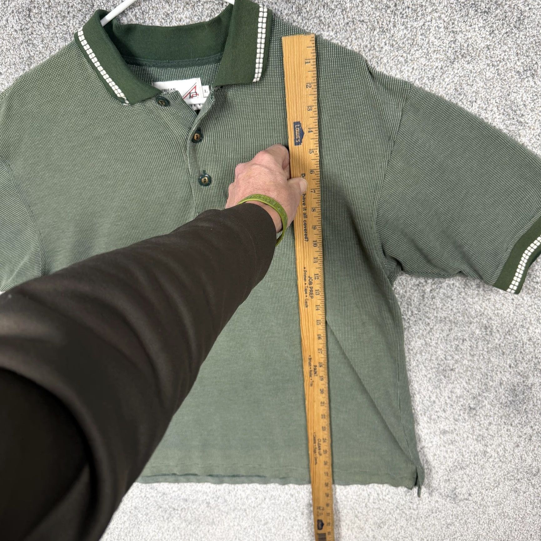 Vintage American Team Sports Pro Celebrity Polo Shirt Mens L Green Polo Shirt Size US L / EU 52-54 / 3 - 2 Thumbnail