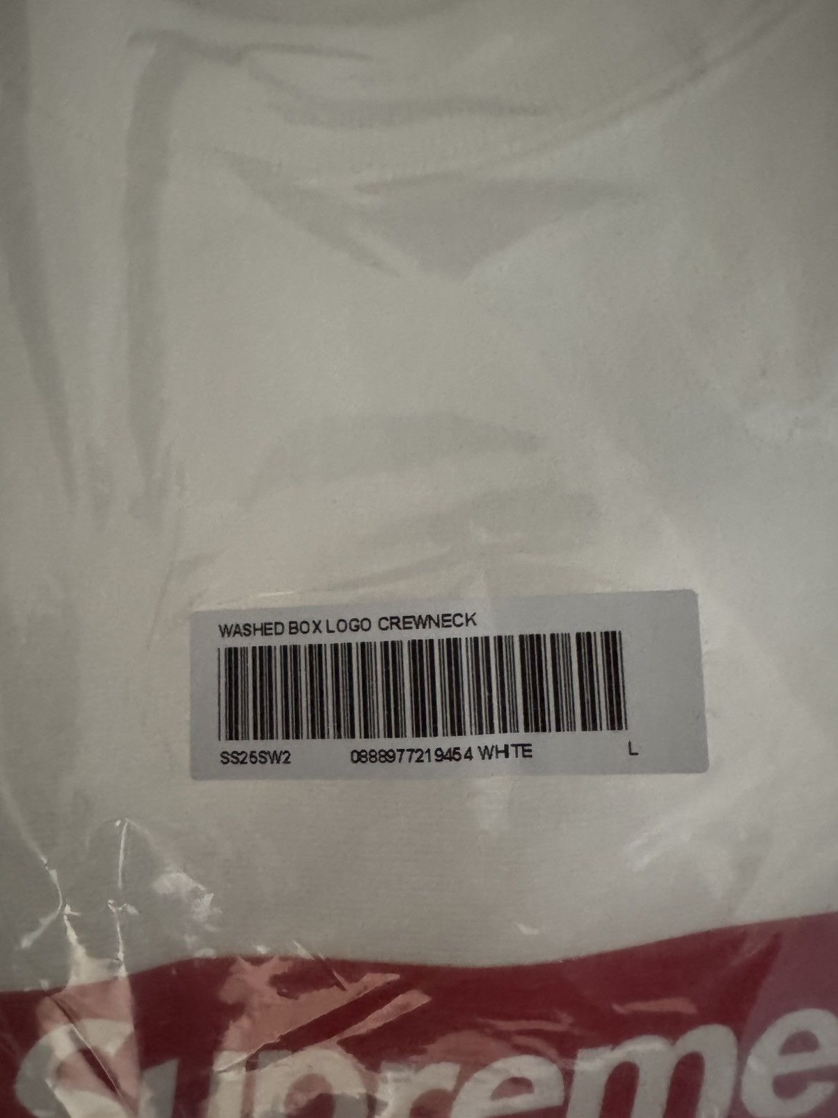 Supreme Supreme Washed Box Logo Crewneck Size US L / EU 52-54 / 3 - 2 Thumbnail
