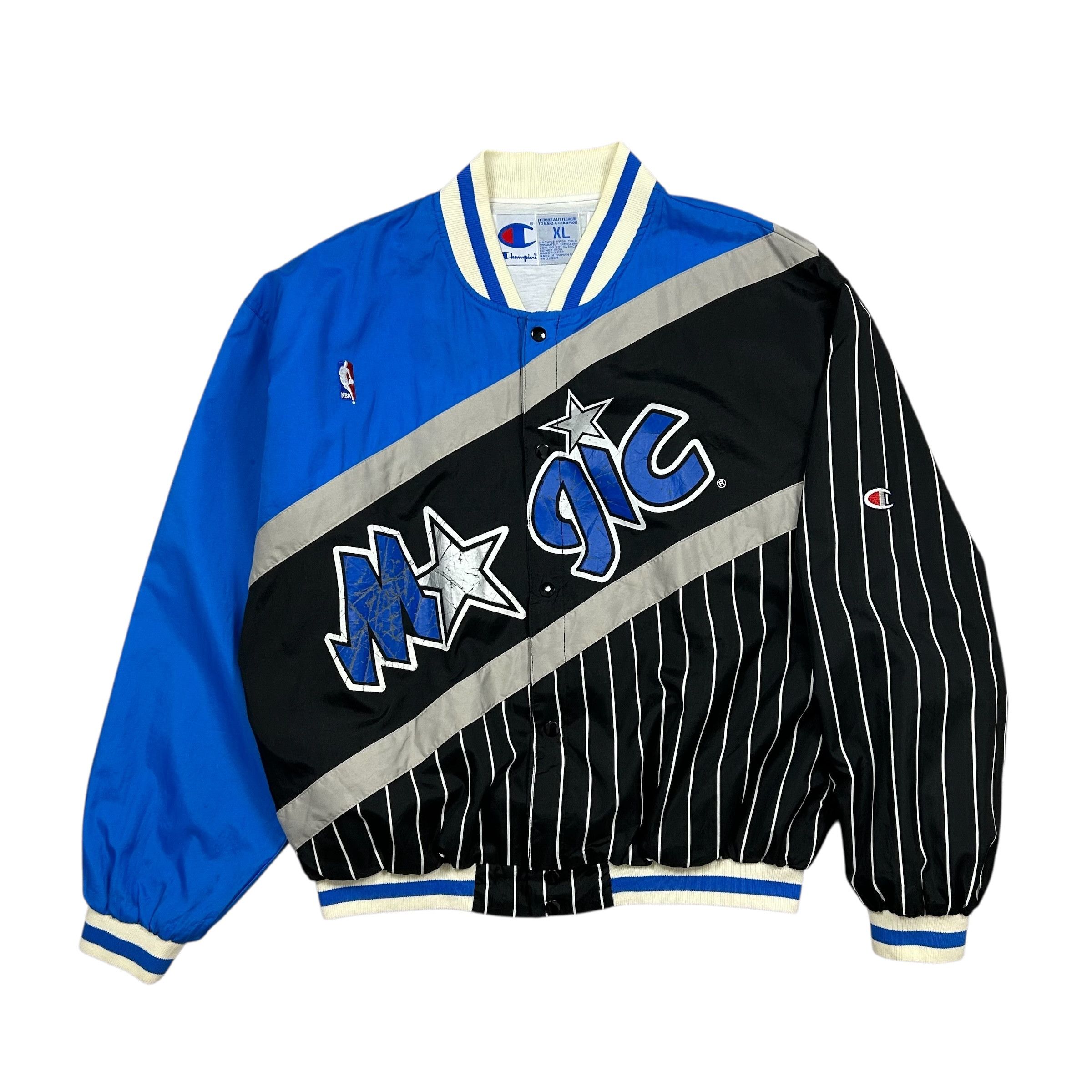 NBA VTG 90s ORLANDO MAGIC CHAMPION WARM UP JACKET SHOOTING Size US XL / EU 56 / 4 - 1 Thumbnail