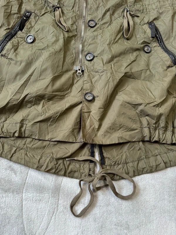 Diesel Black Gold Diesel Black Gold Military Parka Coat Jacket Nylon Leather S Size S / US 4 / IT 40 - 11 Thumbnail