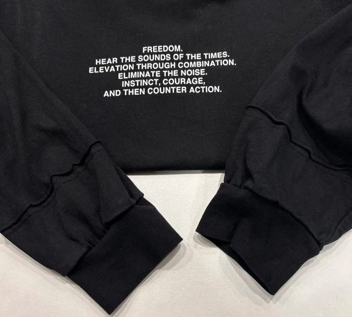 Undercover 2000s Undercover Jun Takahashi GU Freedom Noise Ls Shirt Size US L / EU 52-54 / 3 - 4 Thumbnail