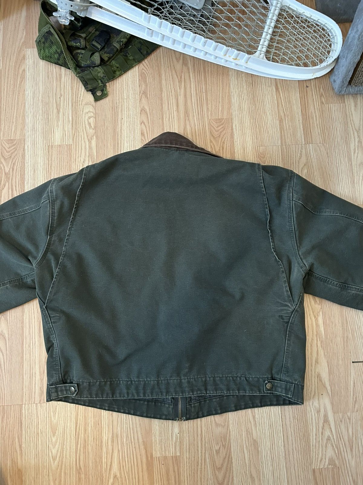 Carhartt × Vintage Carhart jacket, J97 MOS, faded green moss, 2XL Size US XXL / EU 58 / 5 - 6 Thumbnail