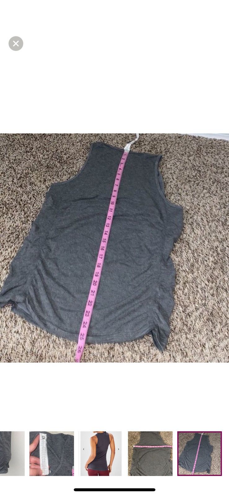Fabletics Fabletics large Kathie seamless ruched tank top Size L / US 10 / IT 46 - 5 Thumbnail