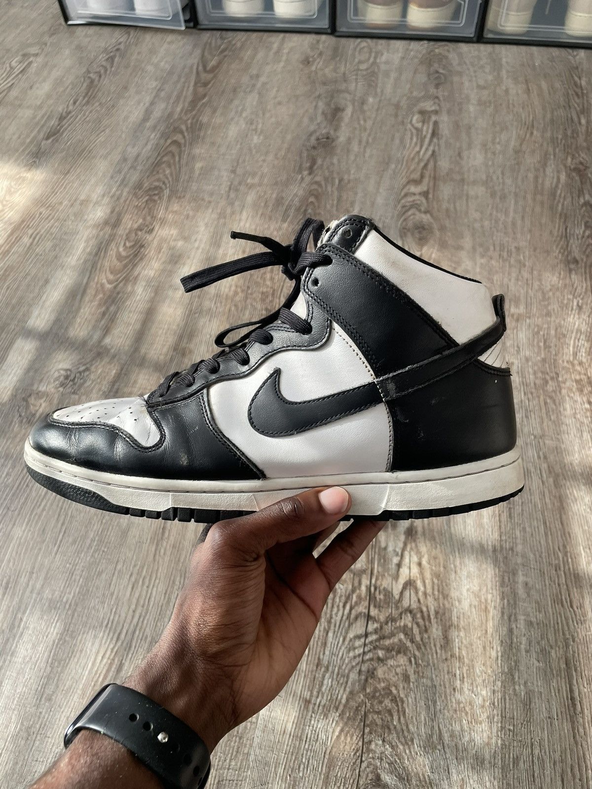 Nike NIKE Dunk High “Black/White” Size US 10 / EU 43 - 1 Thumbnail