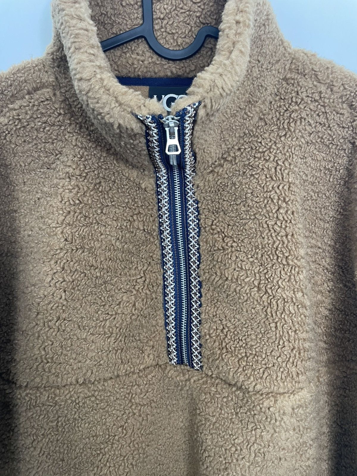 Ugg UGG Tasman Fleece Half Zip Pullover Sweatshirt Brown Medium Size US M / EU 48-50 / 2 - 2 Thumbnail