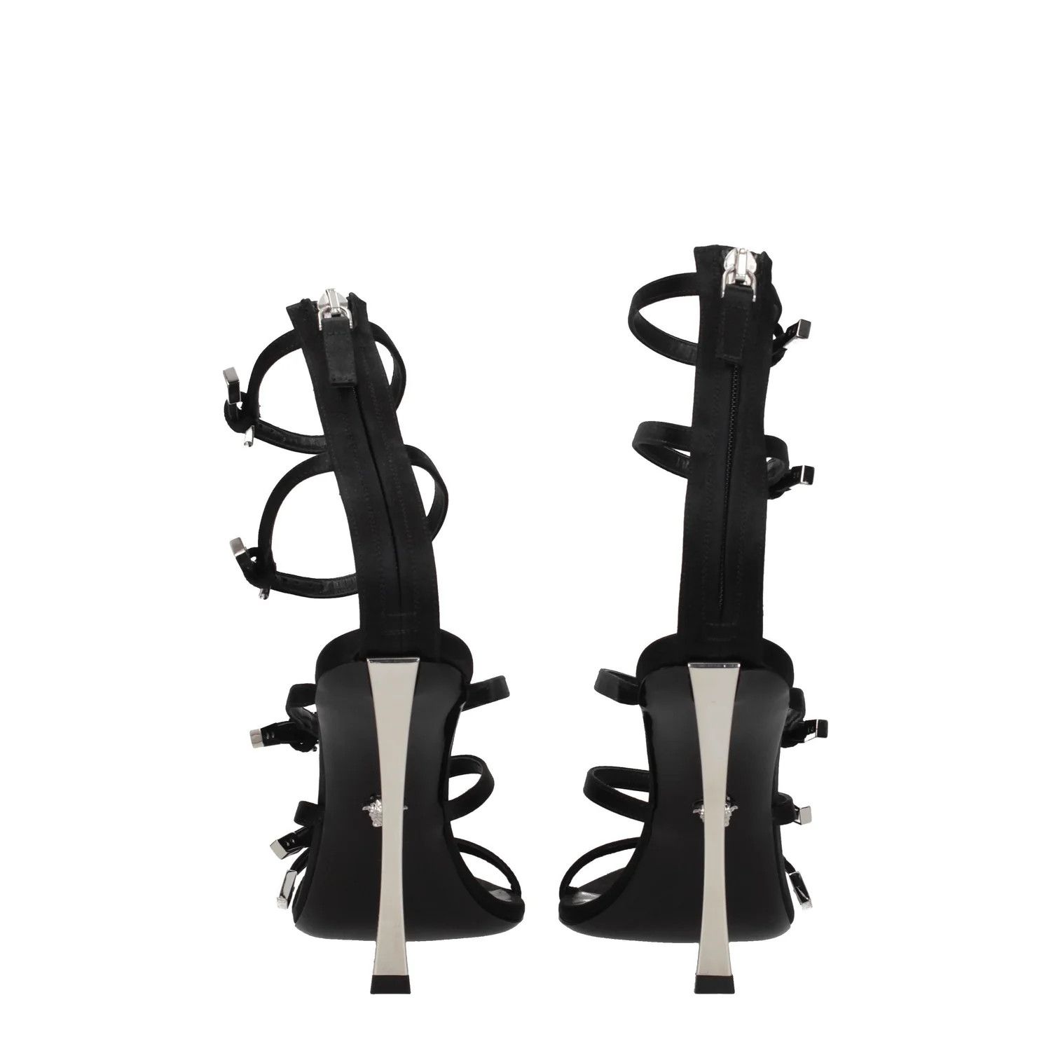 Versace ob1o1e0125 Satin Sandals in Black Size US 8 / IT 38 - 5 Thumbnail