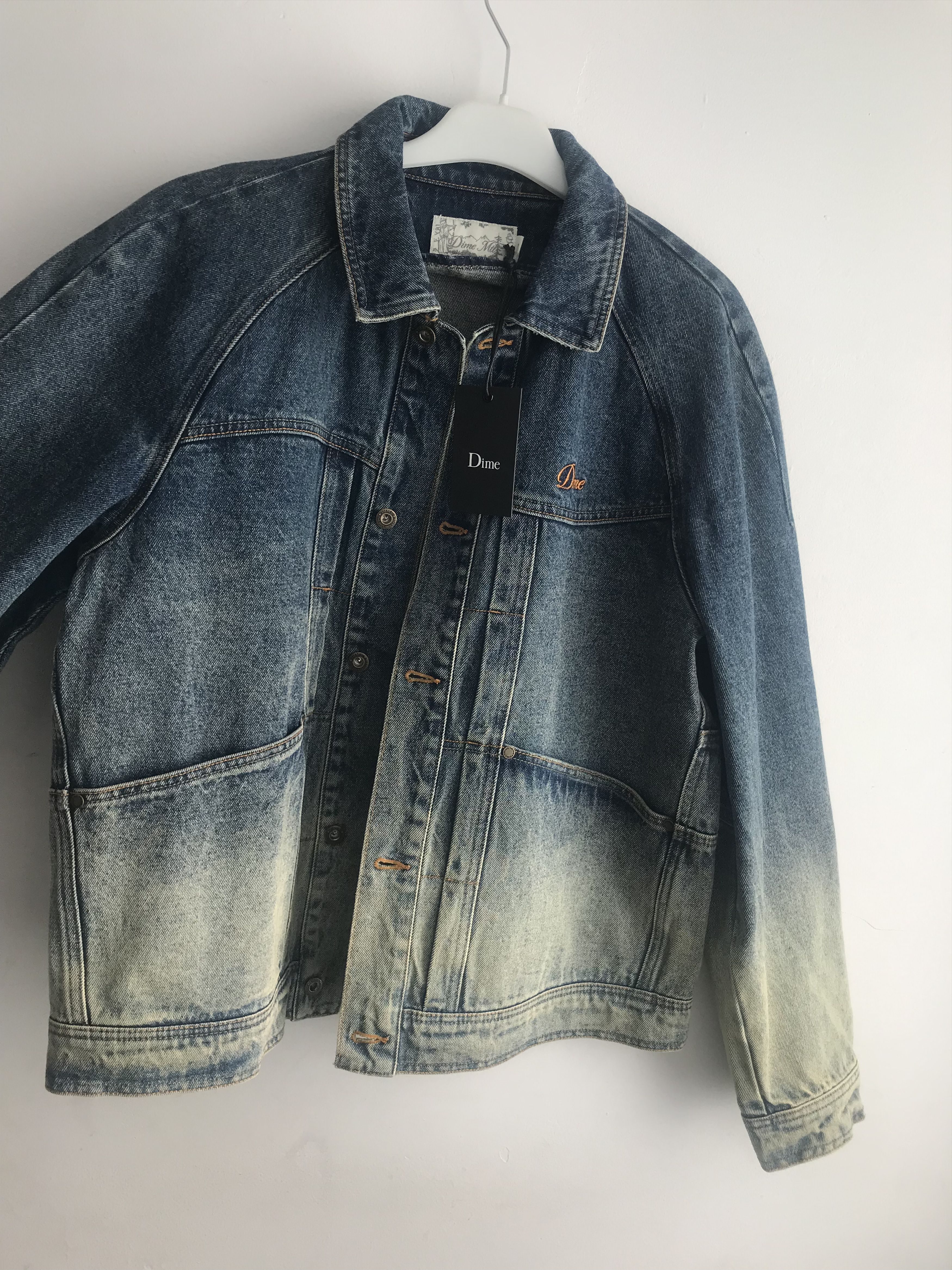Dime Dime Faded Denim jacket Size US M / EU 48-50 / 2 - 2 Thumbnail