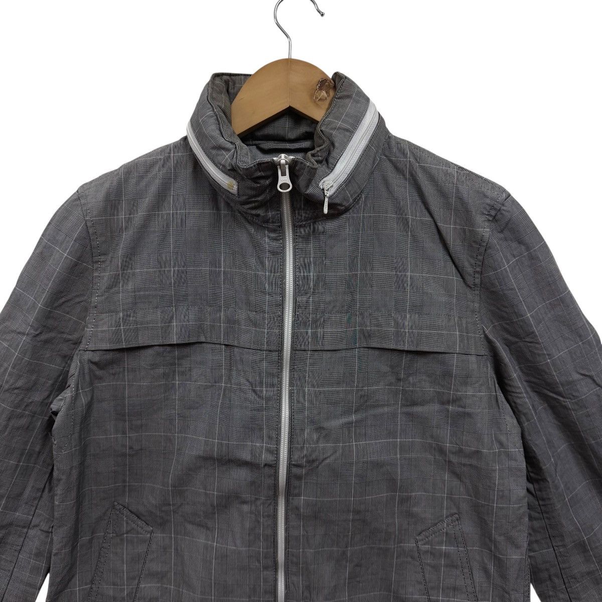 Paul Smith Paul Smith Grey Plaid Jacket Windbreaker Size US M / EU 48-50 / 2 - 2 Thumbnail