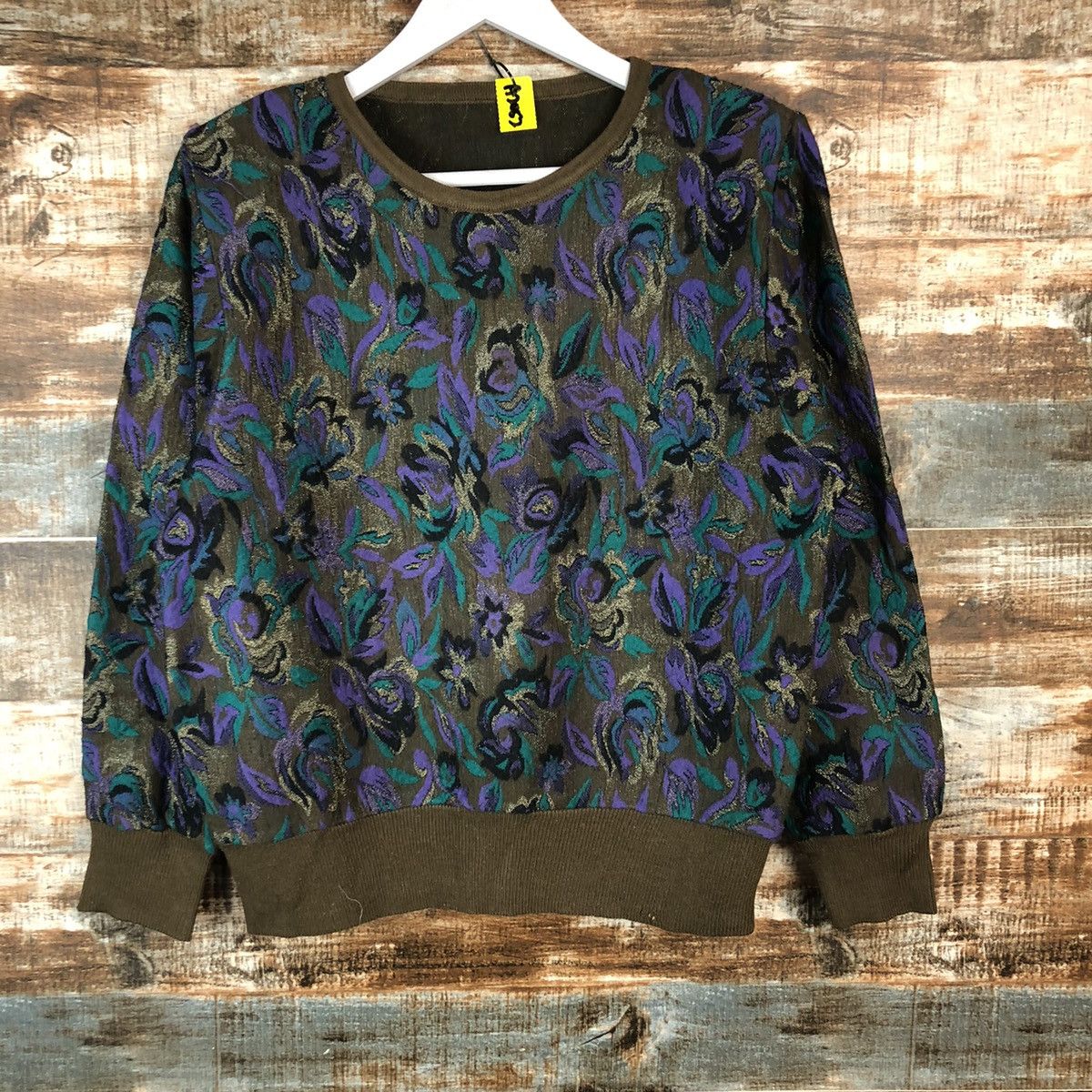 Japanese Brand Japan vintage art Purple Knitwear #A2051 Size S / US 4 / IT 40 - 3 Thumbnail