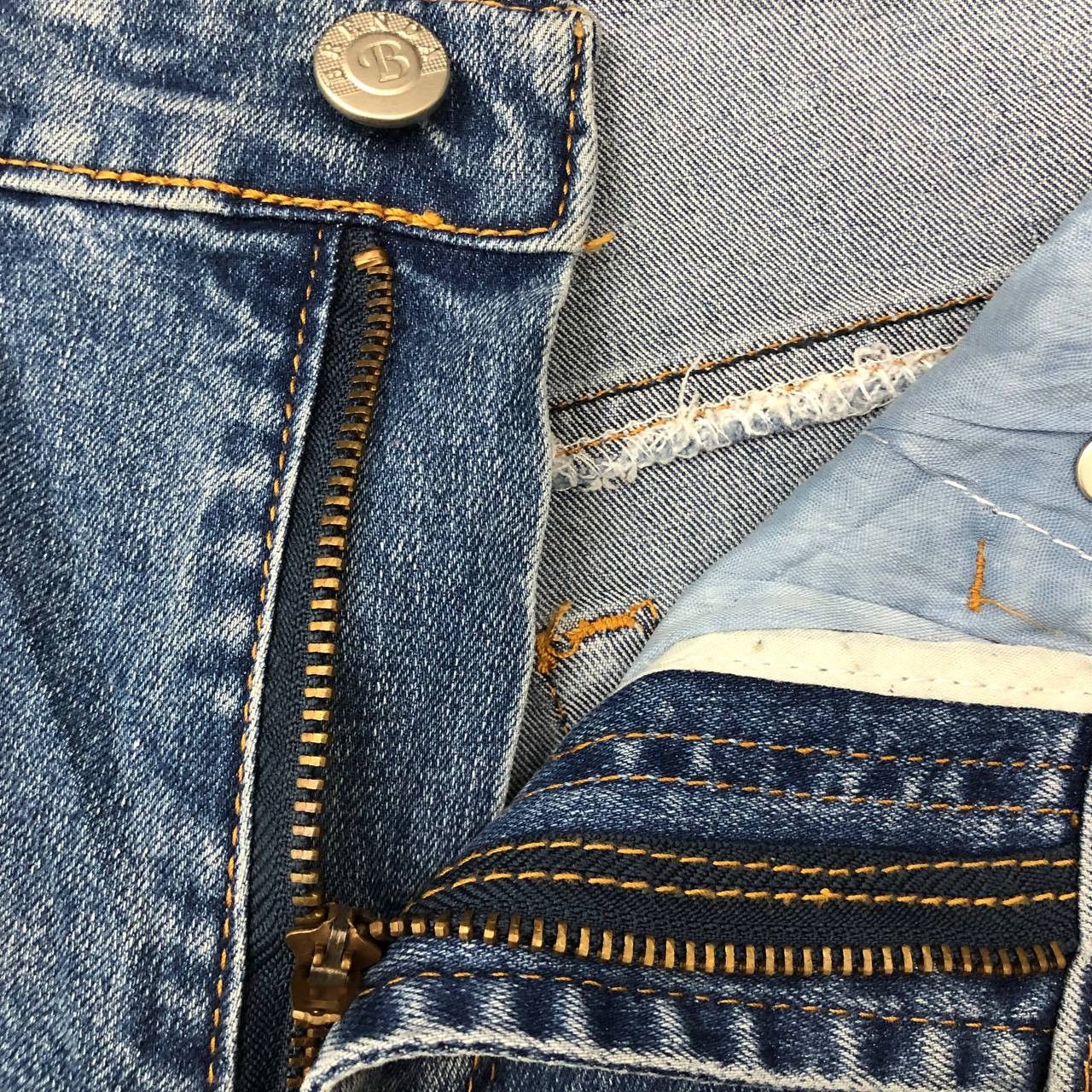 Japanese Brand P788 JB JAPAN FLARED PAINTED JEANS Size 26" / US 2 / IT 38 - 5 Thumbnail