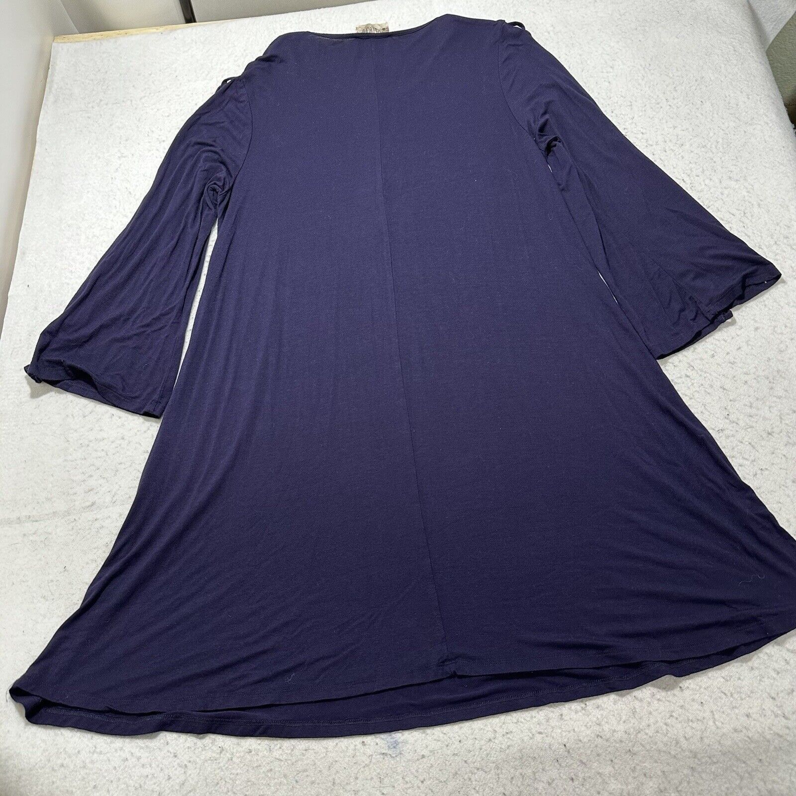Other Just Found 1X A-Line Dress Strappy Sleeve Purple Lace Size XL / US 12-14 / IT 48-50 - 10 Thumbnail