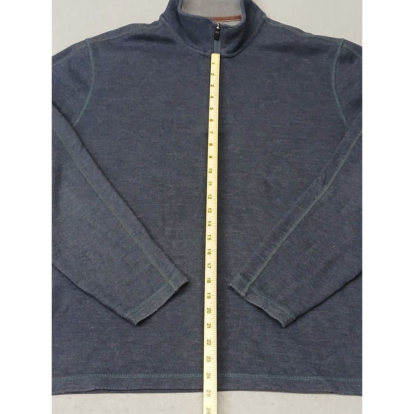 Eddie Bauer Eddie Bauer (XL) Men's Blue Full-Zip Mock Neck Sweatshirt Size US XL / EU 56 / 4 - 2 Thumbnail