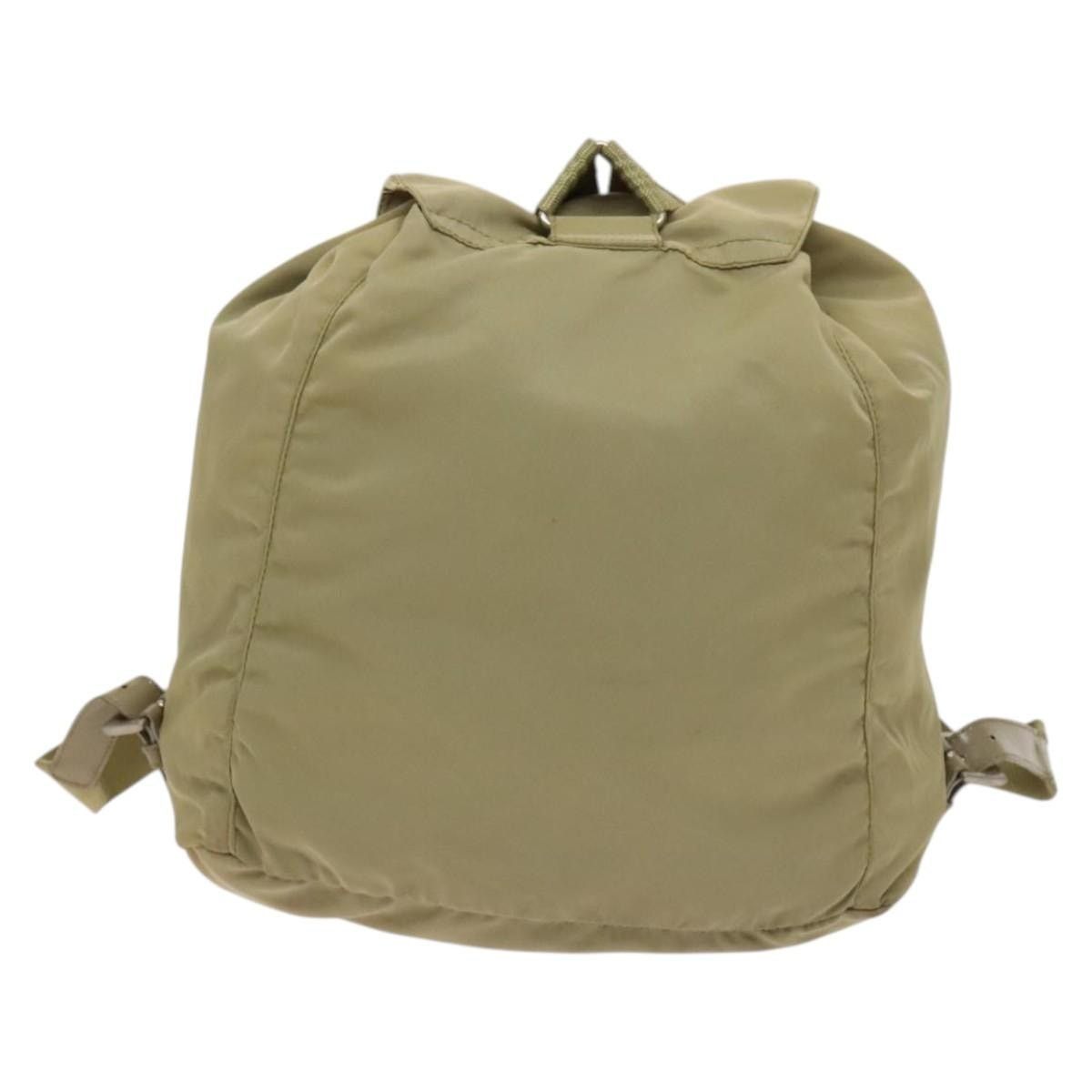 Prada PRADA Backpack Nylon Khaki Silver Size ONE SIZE - 3 Thumbnail