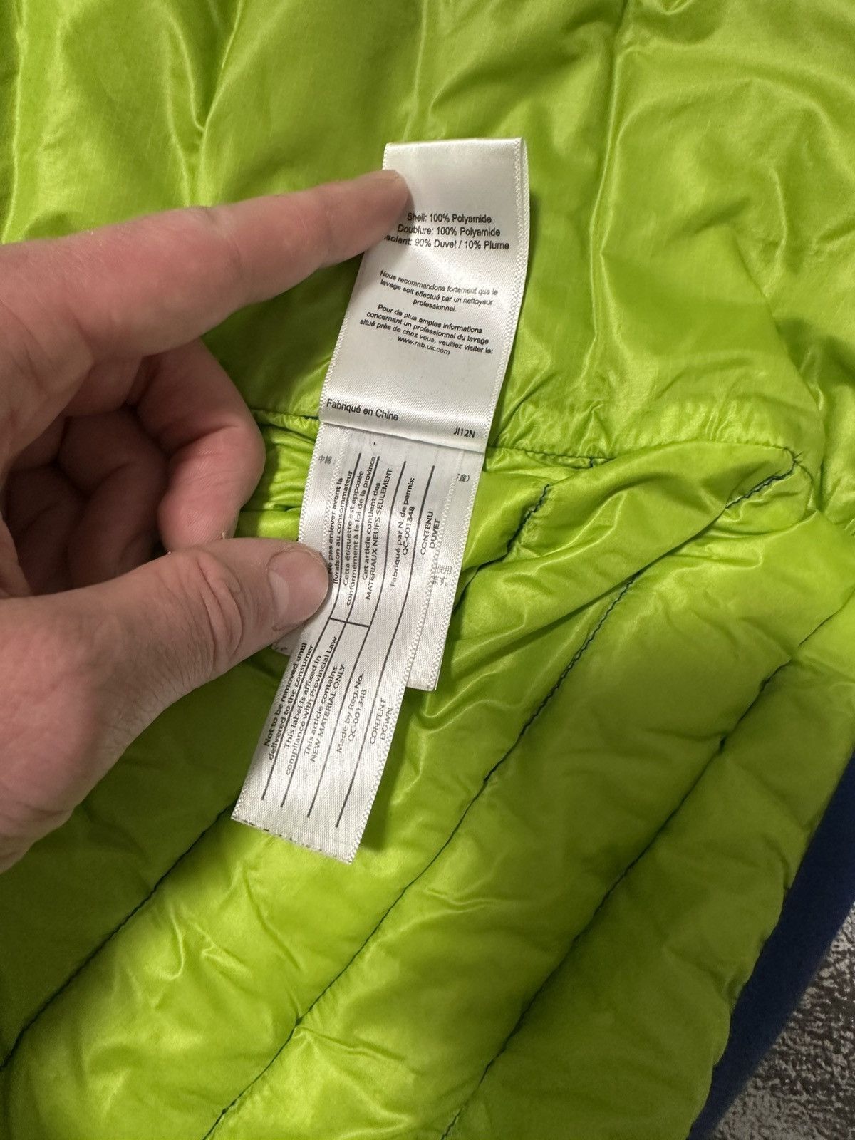 Rab Rab Microlight Pertex Outdoor Mens Gorpcore Mini Logo Size US XXL / EU 58 / 5 - 6 Thumbnail