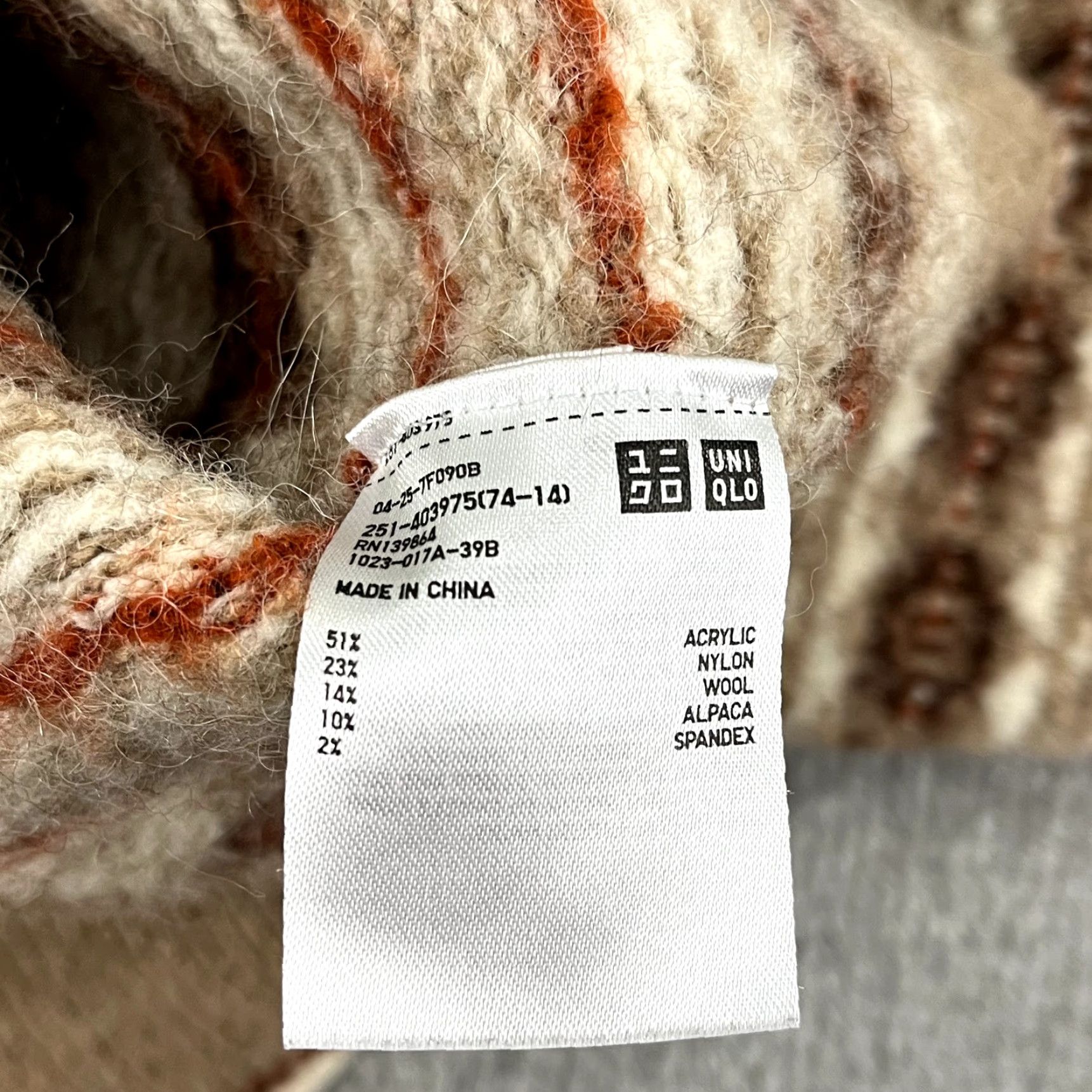 Uniqlo VINTAGE UNIQLO INES DE LA FRESSANGE Sweater Shirt Women Brown Alpaca Wool Crew Neck L Size L / US 10 / IT 46 - 3 Thumbnail
