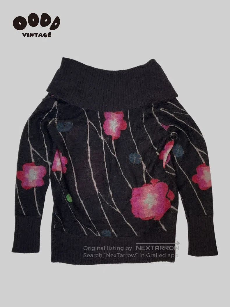 Kenzo Kenzo High-neck mohair knit sweater Size S / US 4 / IT 40 - 2 Thumbnail