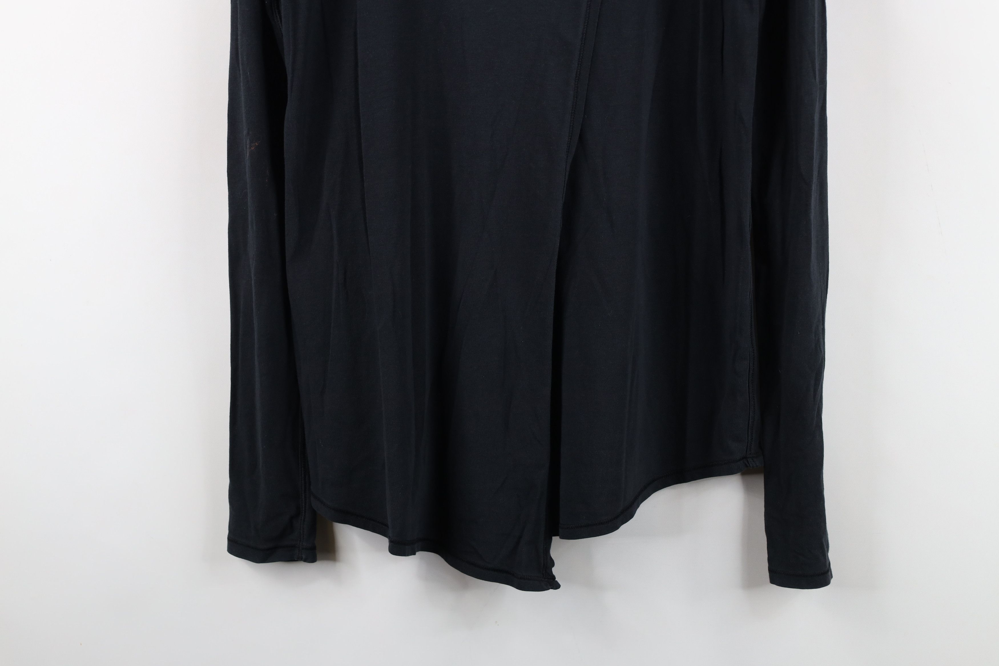 Lululemon Lululemon Open Front Wrap Long Sleeve T-Shirt Black Size M / US 6-8 / IT 42-44 - 3 Thumbnail