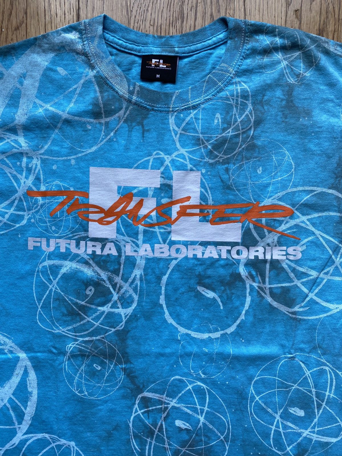 Futura Futura Labs Transfer Blue Tie Dye Tee ntwork Sz M Size US M / EU 48-50 / 2 - 6 Thumbnail