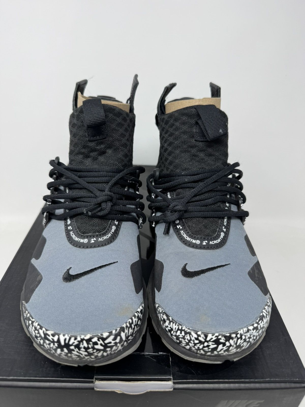 Nike Nike Air Presto Mid Acronym Cool Grey Size US 6 / EU 39 - 4 Thumbnail